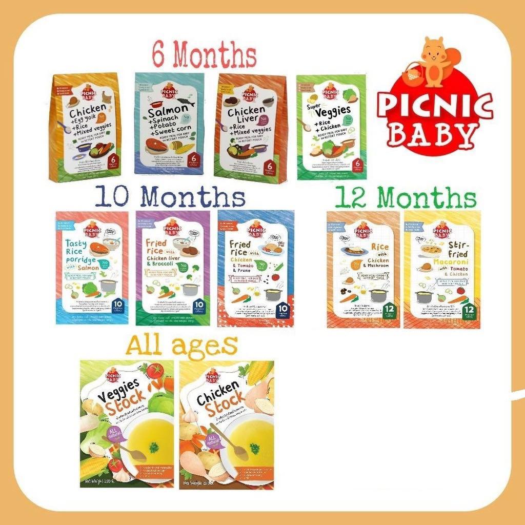 Picnic Baby Food Pouch Natural and Tasty Ready-To-Eat Baby Food (Halal Certified)