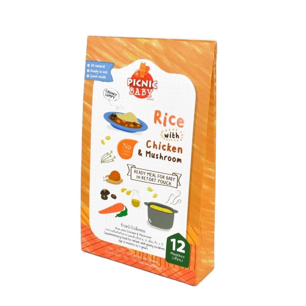 Picnic Baby Food Pouch Natural and Tasty Ready-To-Eat Baby Food (Halal Certified)