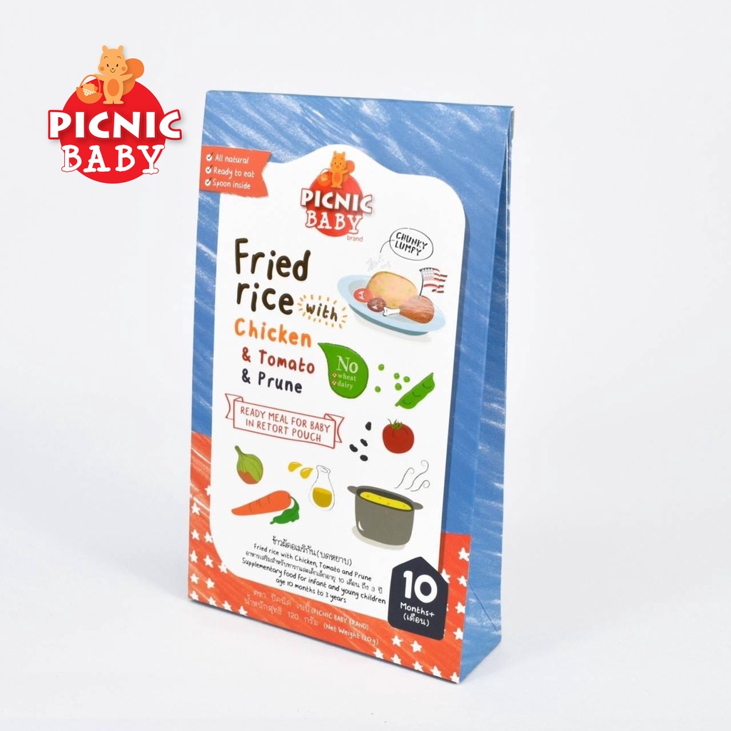 Picnic Baby Food Pouch Natural and Tasty Ready-To-Eat Baby Food (Halal Certified)