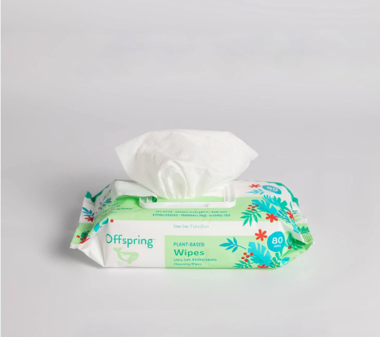 Off Spring Plant-Based Wipes 80pcs