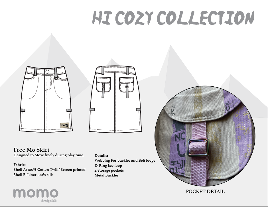 Momo Design Lab "Free Mo" Skirt – Adventure with Style & Function 