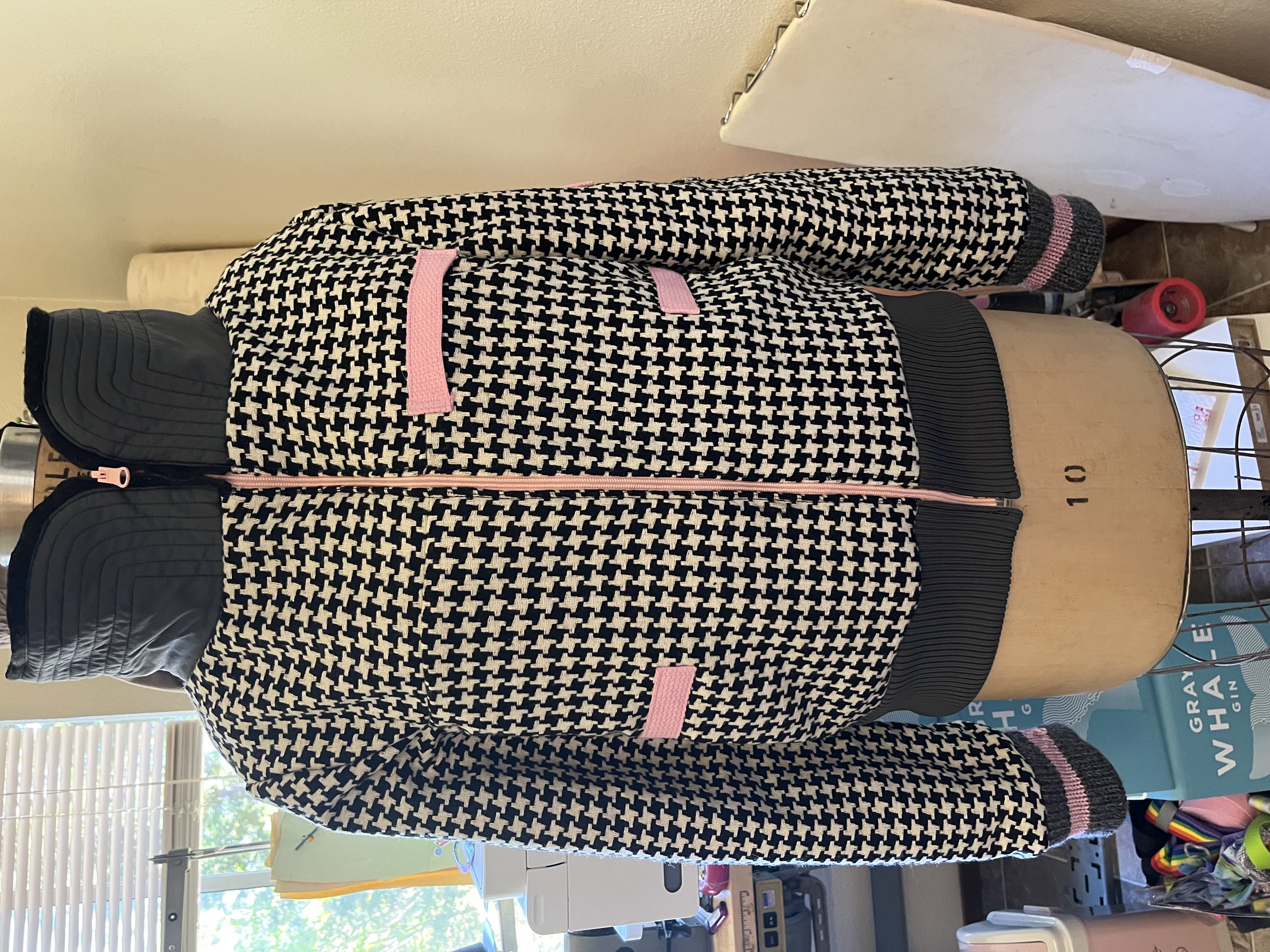 Houndstooth Pattern Jacket