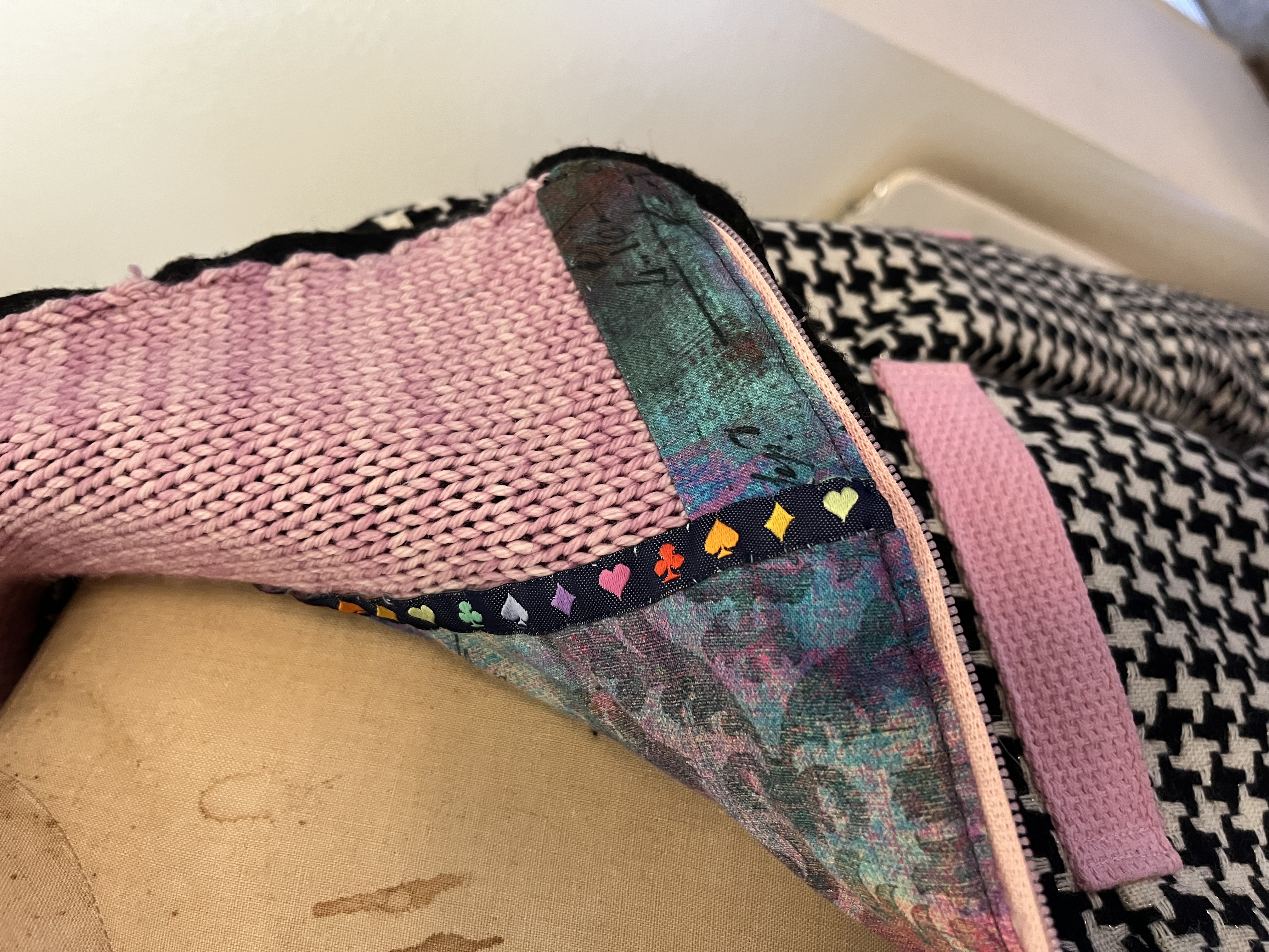 Houndstooth Pattern Jacket