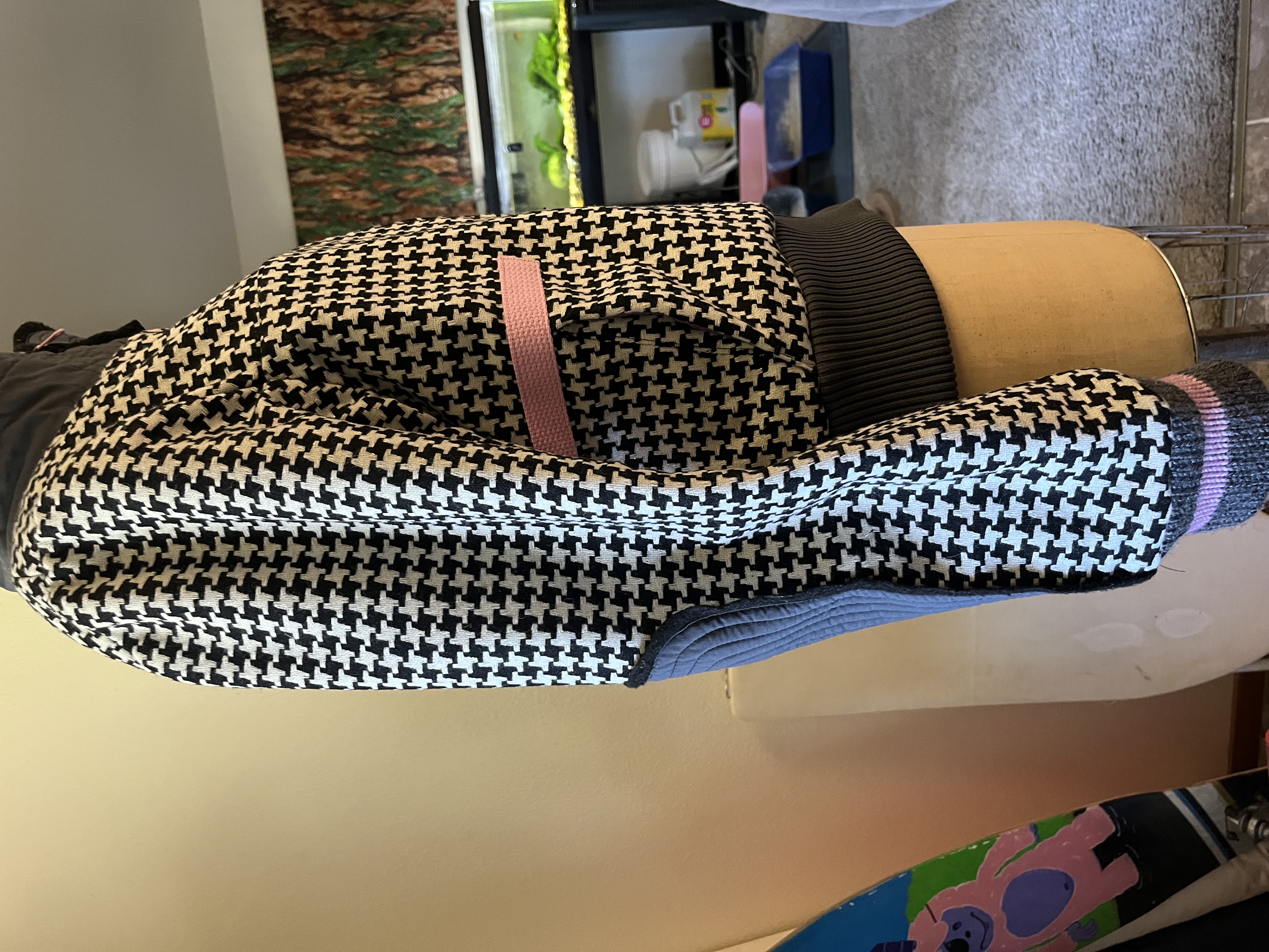 Houndstooth Pattern Jacket