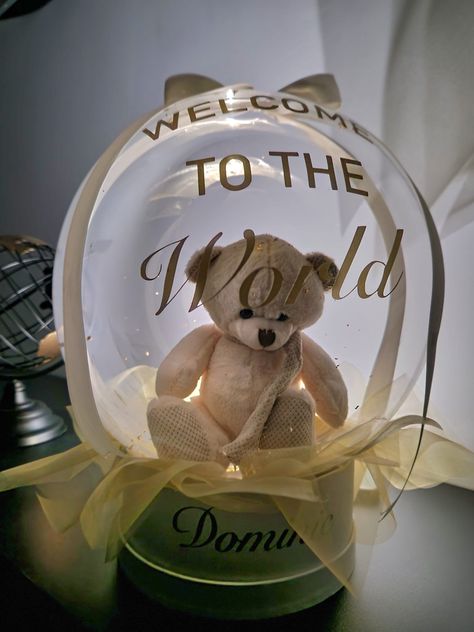 Bubble balloon teddy bear