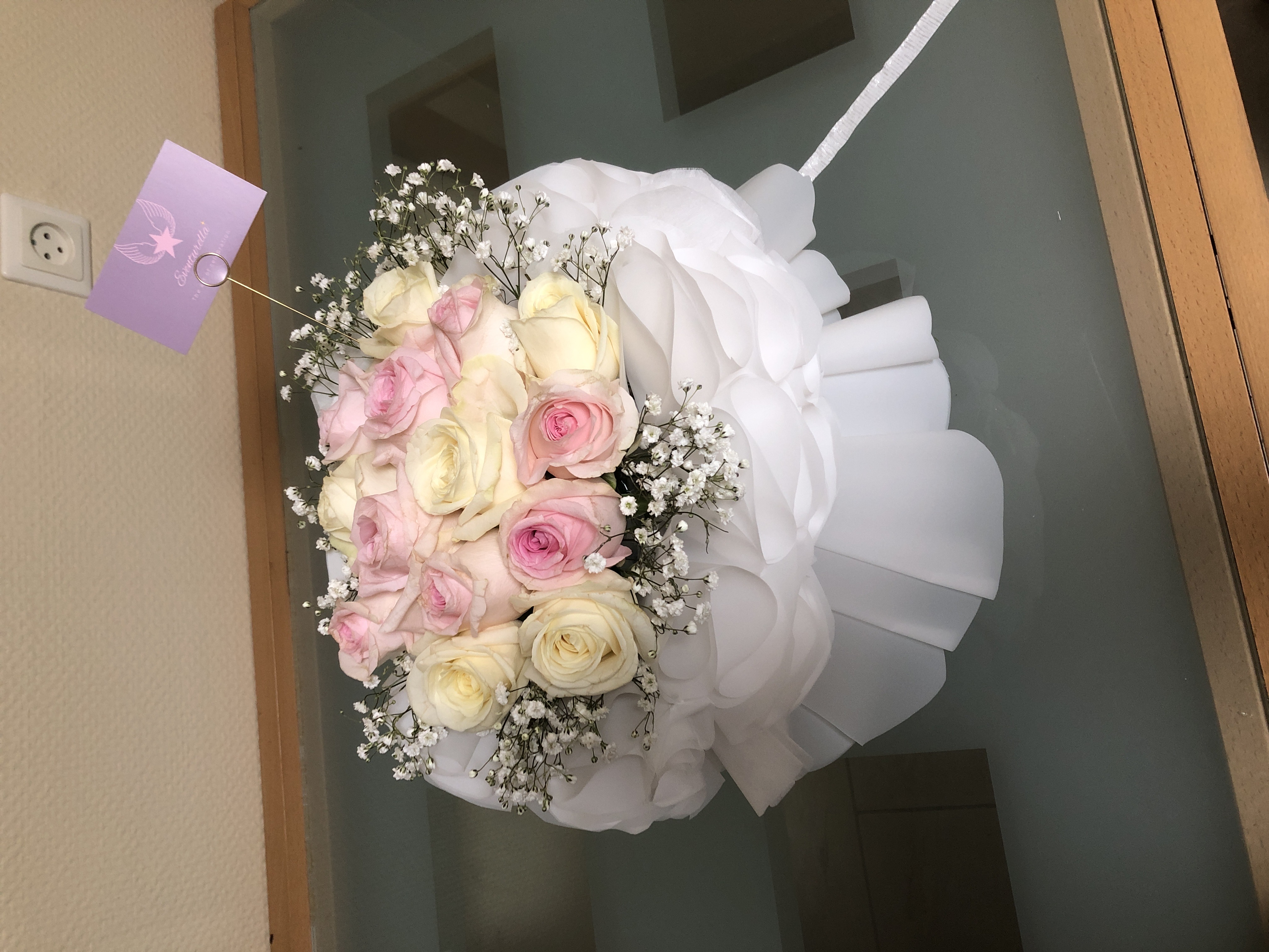 Elegant Rose Flower Arrangement/ Centerpiece