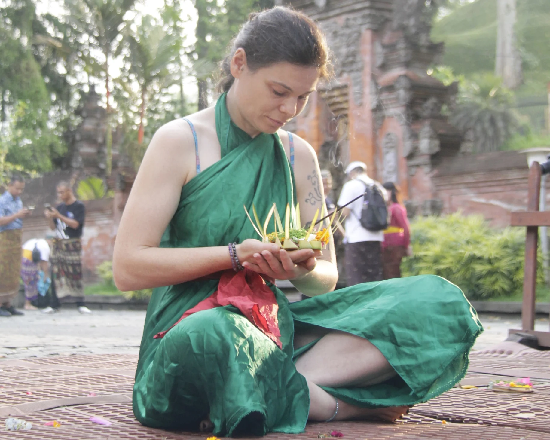 Melukat Ceremony at Tirta Empul Temple