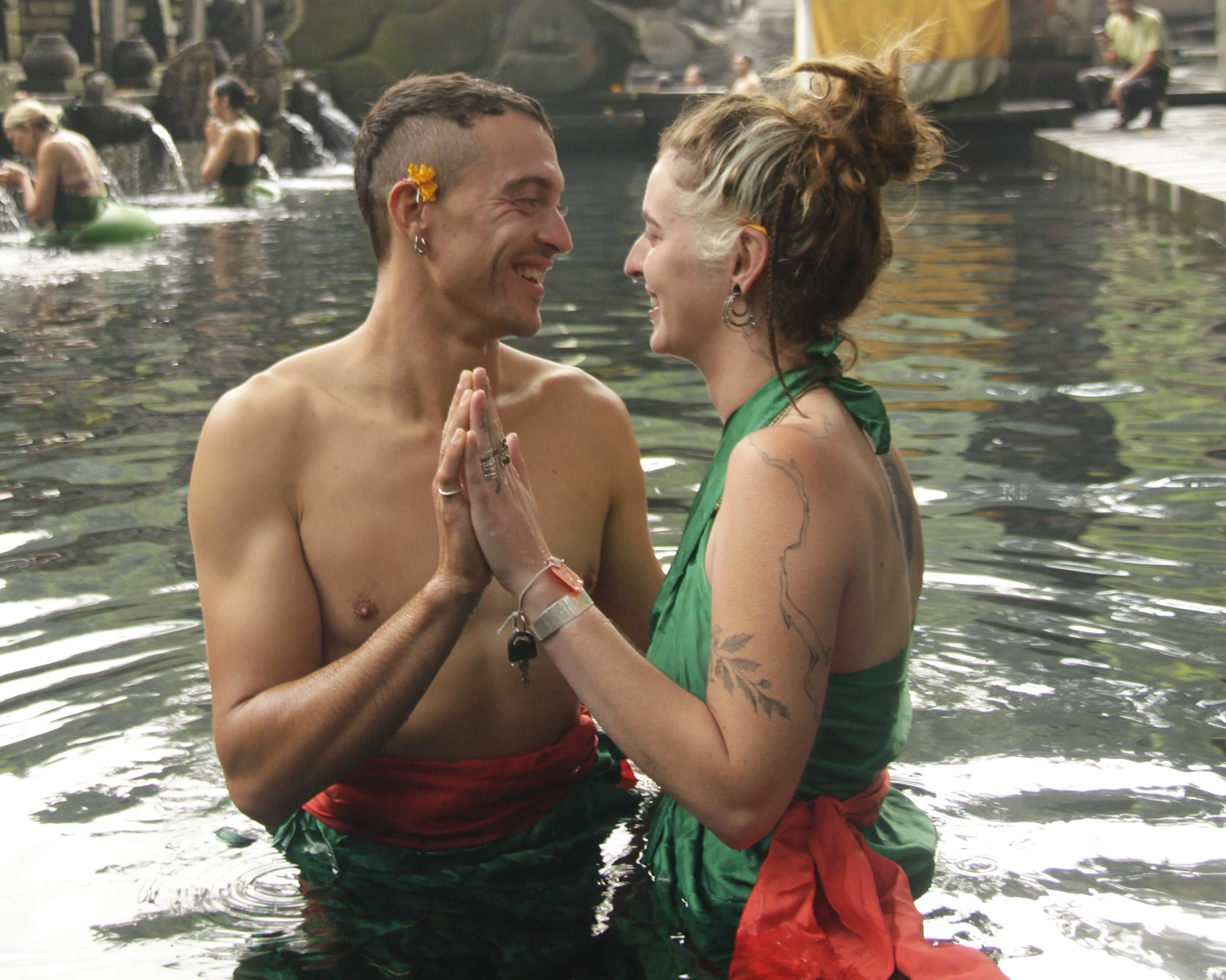 Melukat Ceremony at Tirta Empul Temple