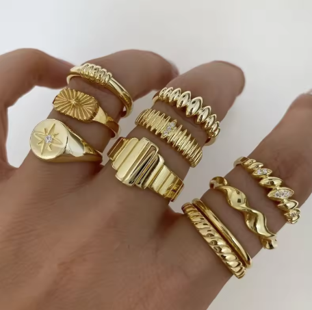 Gold Ring Set