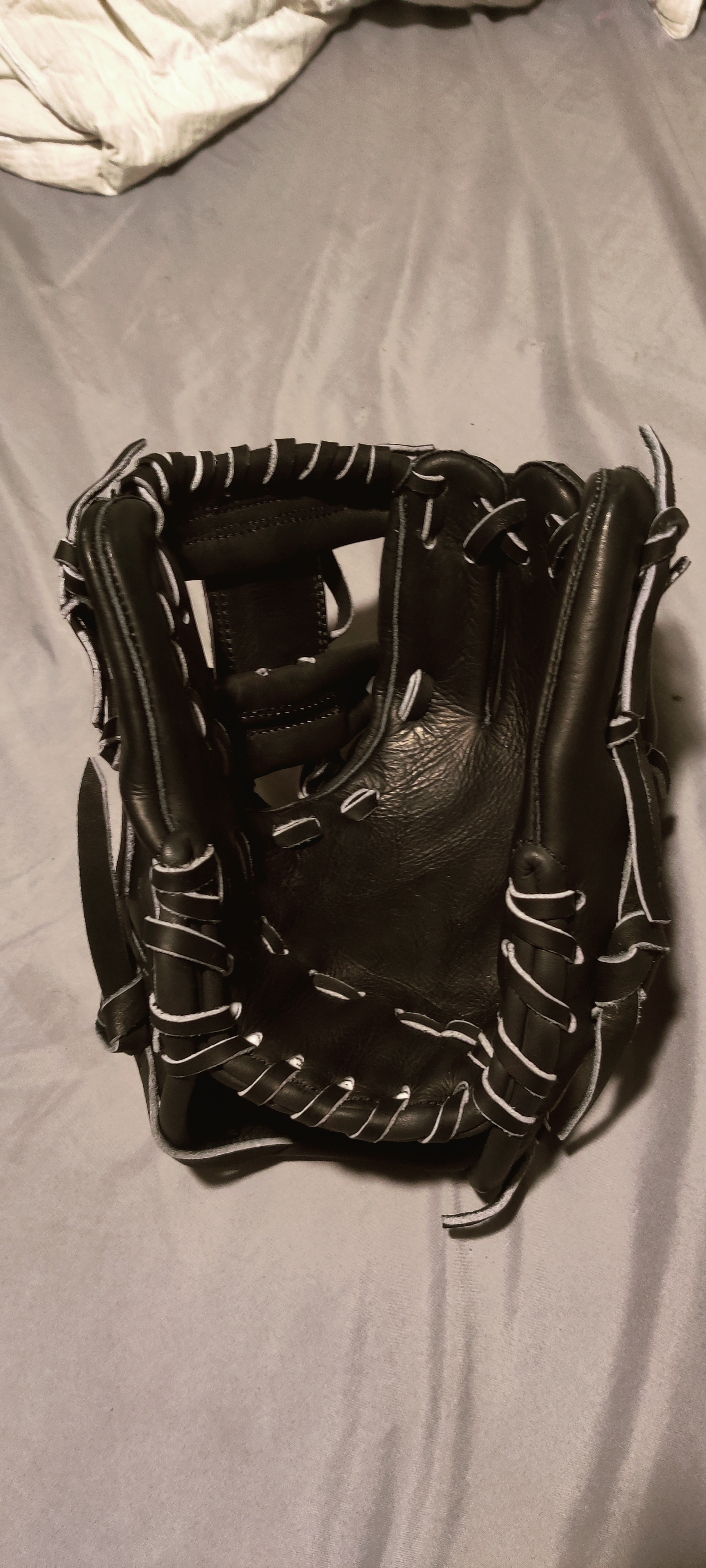Jadel Custom Gloves RHT 11.5" COW HIDE H Basket Baseball Softball Mx flag Black lace 
