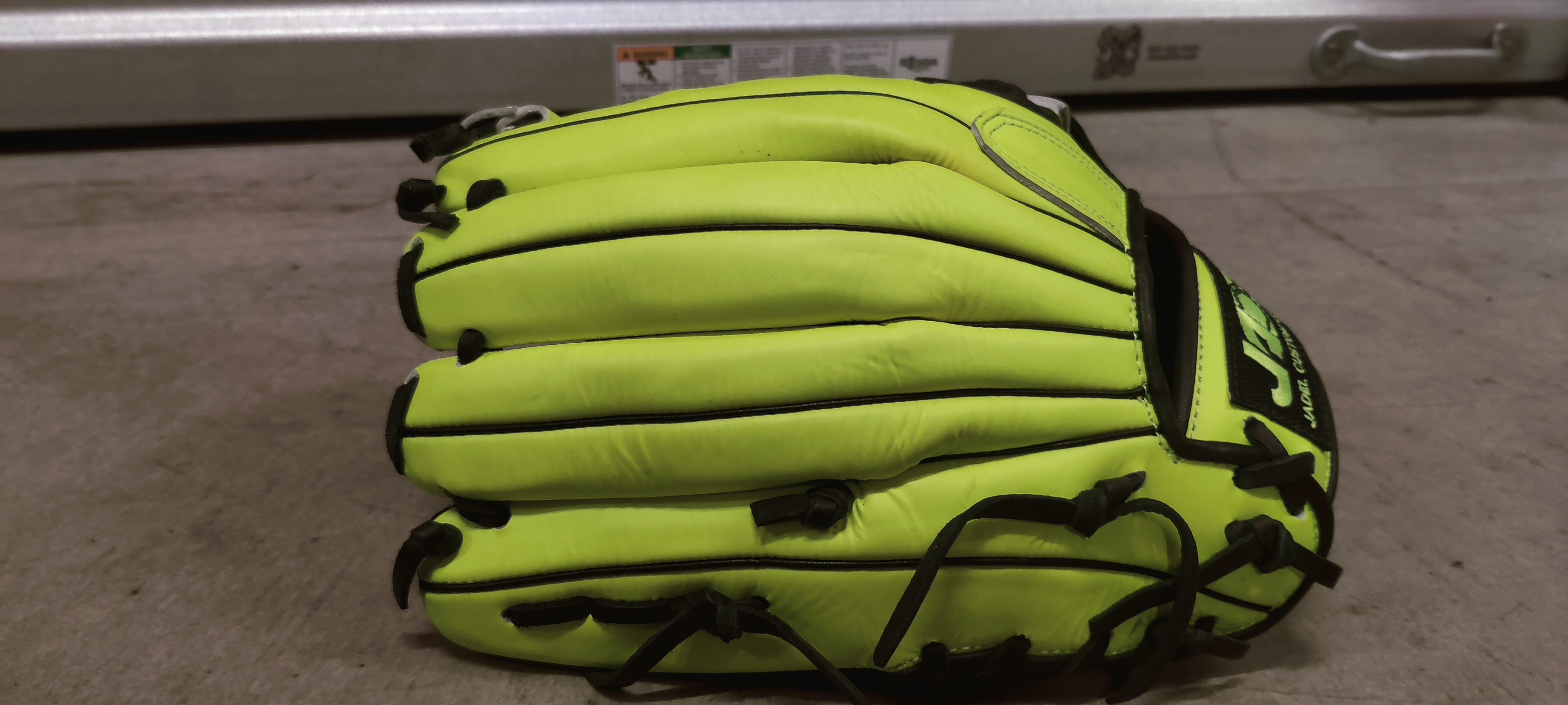 Neon yellow baseball Softball glove 13"