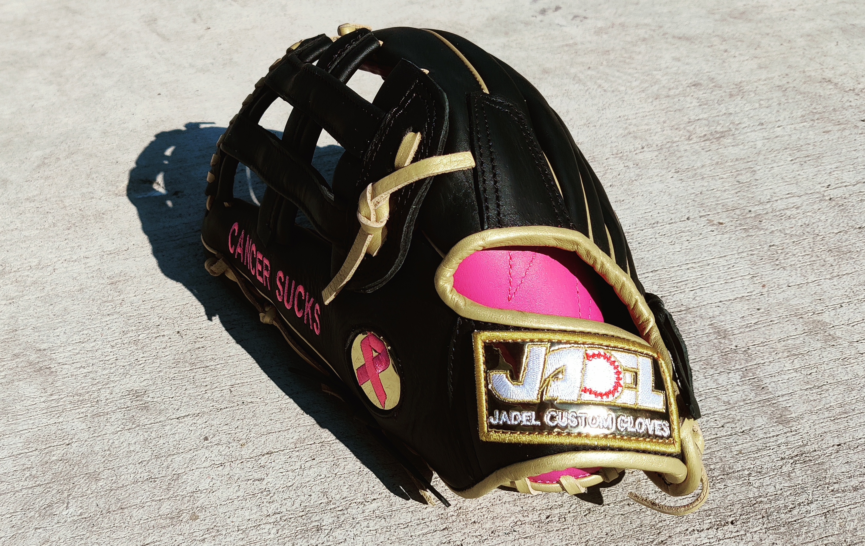 Softball Baseball Glove 13" LHT PD Cancer S 