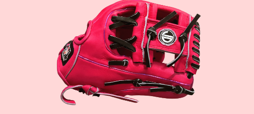 Hot Pink softball Glove 12.75" Cowhide 