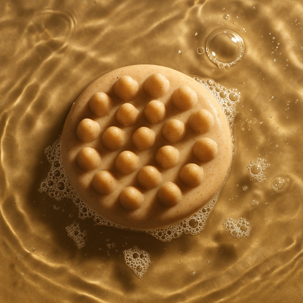 Vanilla Spice 2-in-1 Scalp Massager Shampoo Bar