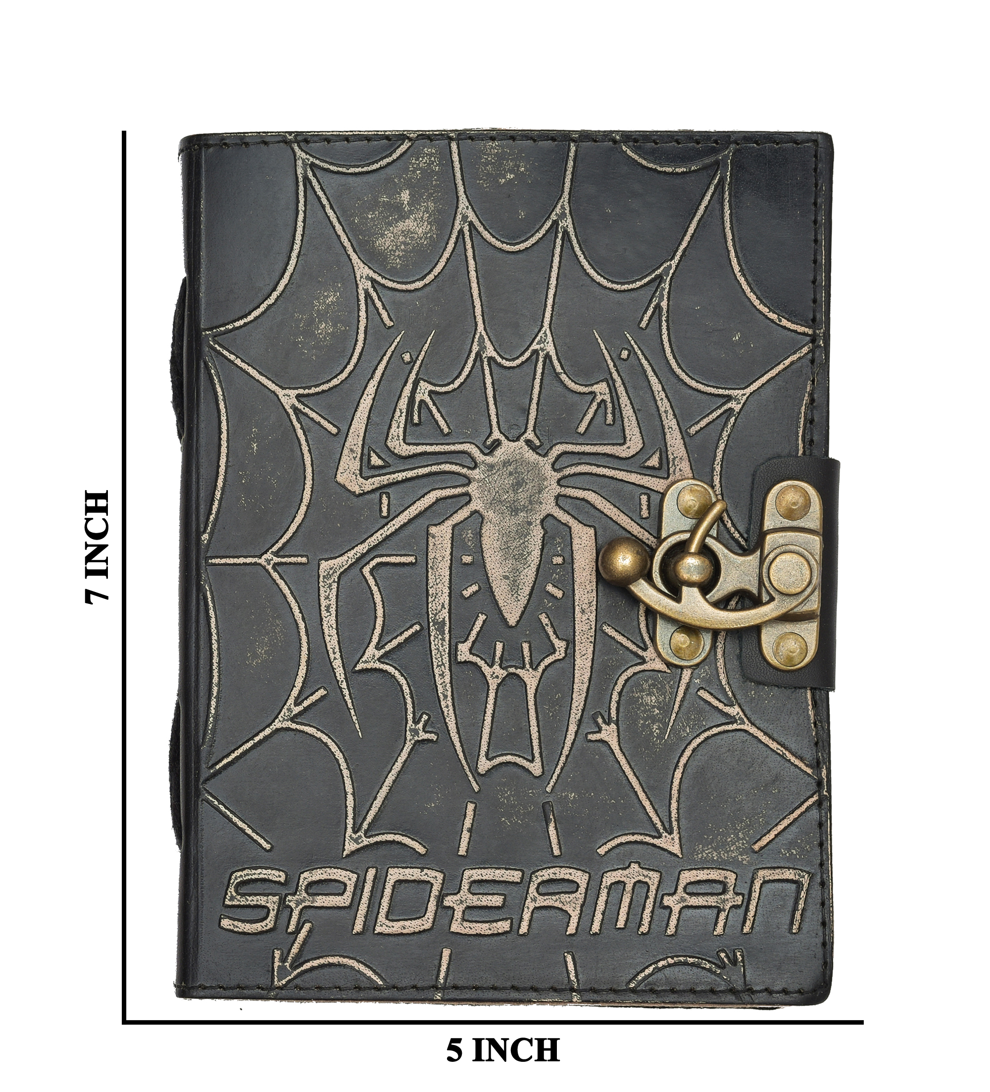 Arachnid Chronicle – Spider-Man Inspired Leather Journal