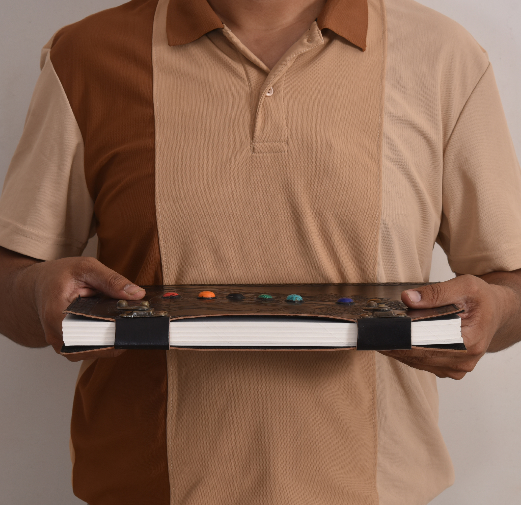 Chakra Essence Leather Journal