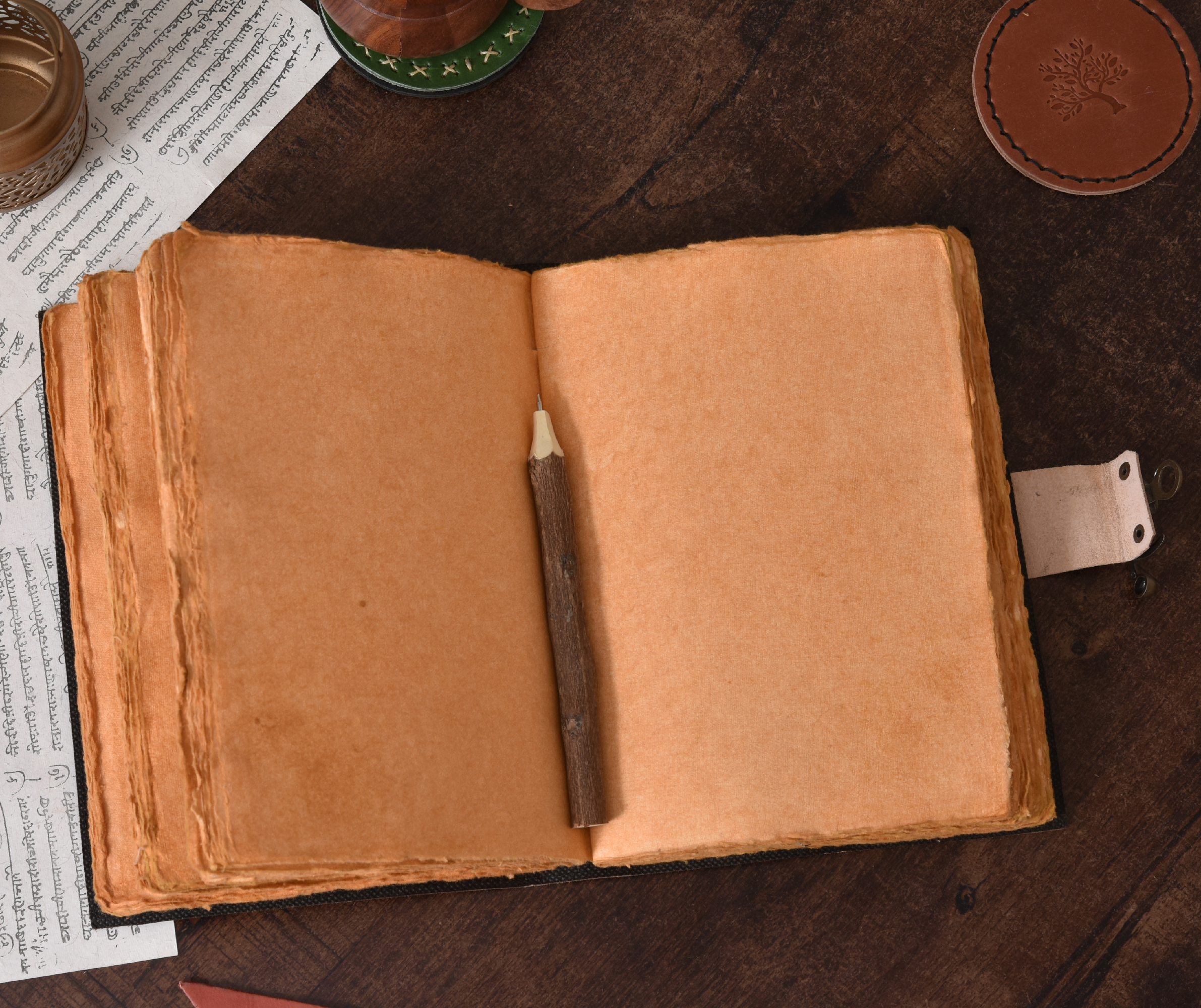 Chakra Essence Leather Journal