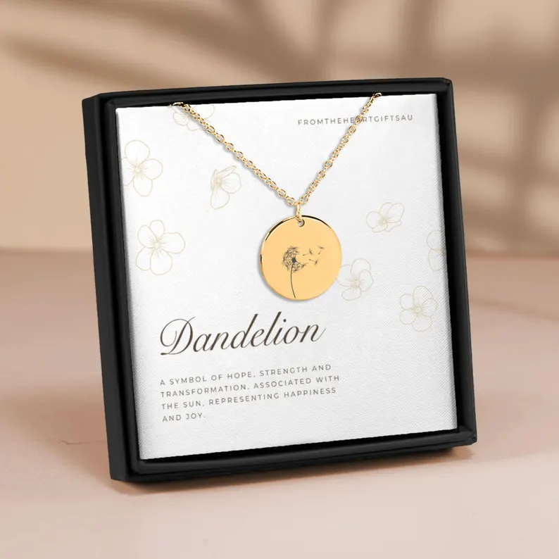 Dandelion Necklace