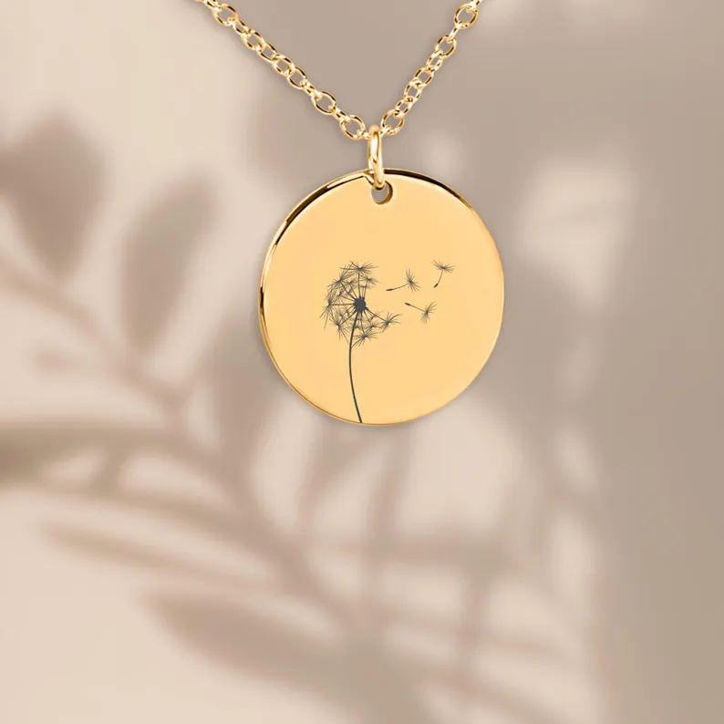 Dandelion Necklace