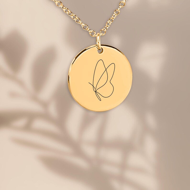 Stay Strong Necklace – Butterfly Pendant Gift for Her – Inner Strength Jewelry – Inspirational Encouragement, Resilience Jewelry for Her