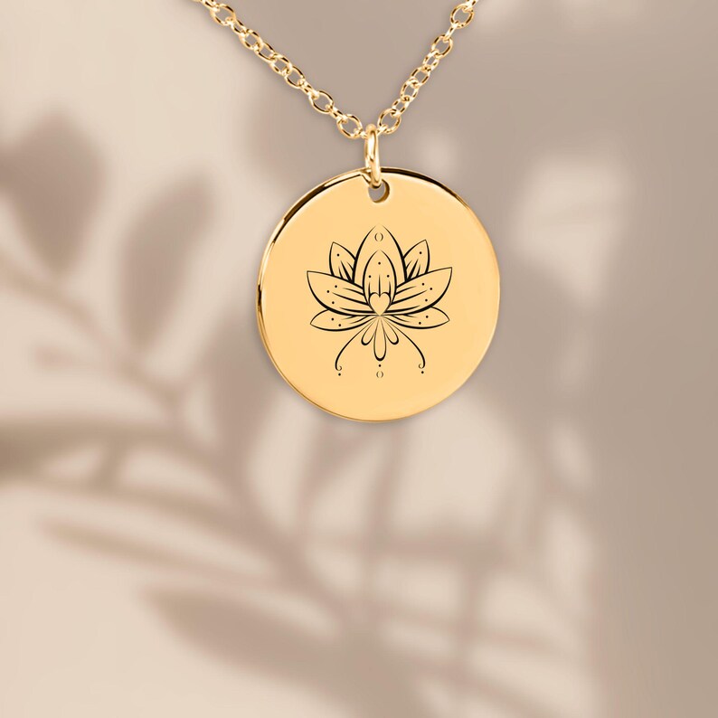 Lotus Warrior Necklace – Survivor Gift for Her, Motivational Jewelry, Strength and Resilience Gift, Inspirational Jewelry for Survivor
