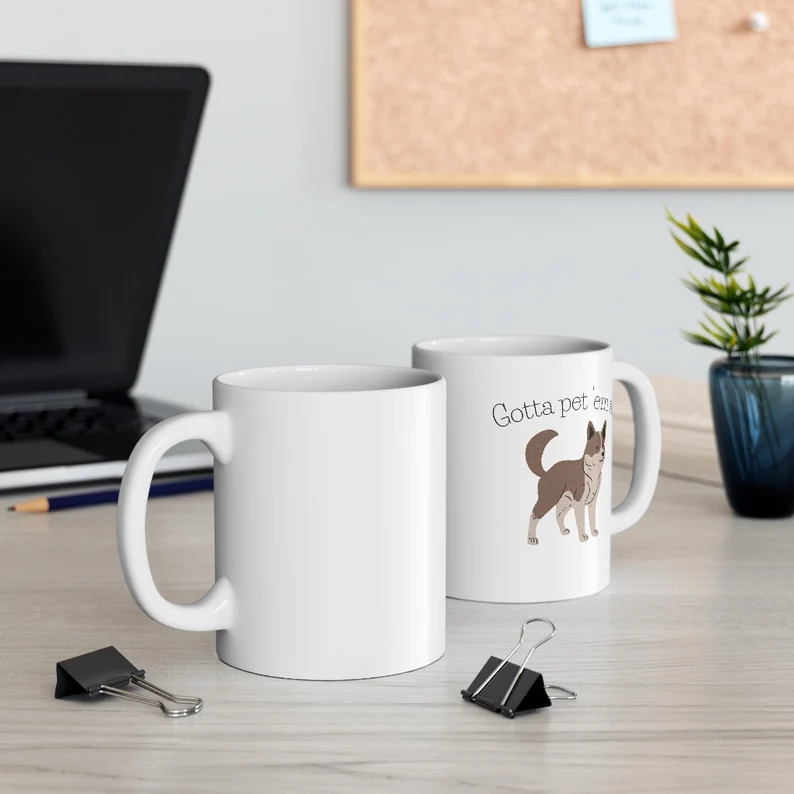 Gotta Pet 'em All Dog Mug