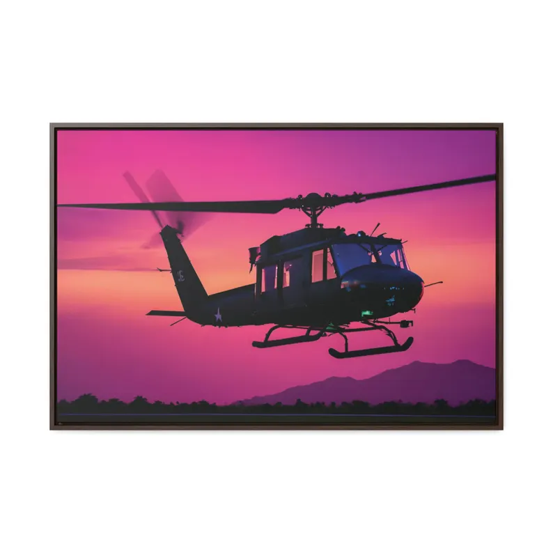 Helicopter Framed Art