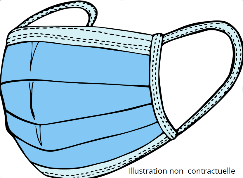 Masque THF Splash Type II R Laniere Visiere Bleu 