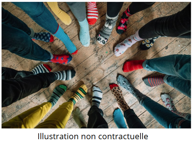 Chaussette antiderapante lavable taille enfant Jaune 