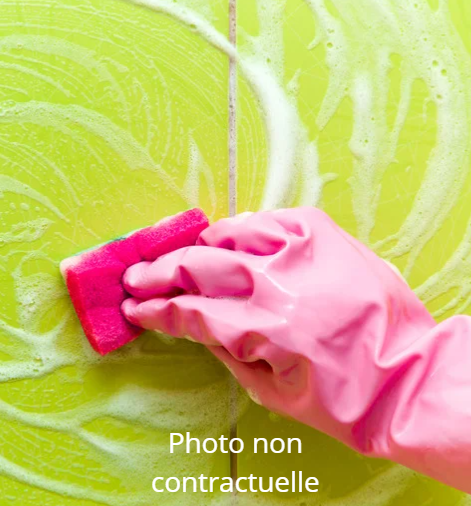 Gant de Nettoyage M 7/8 Rose