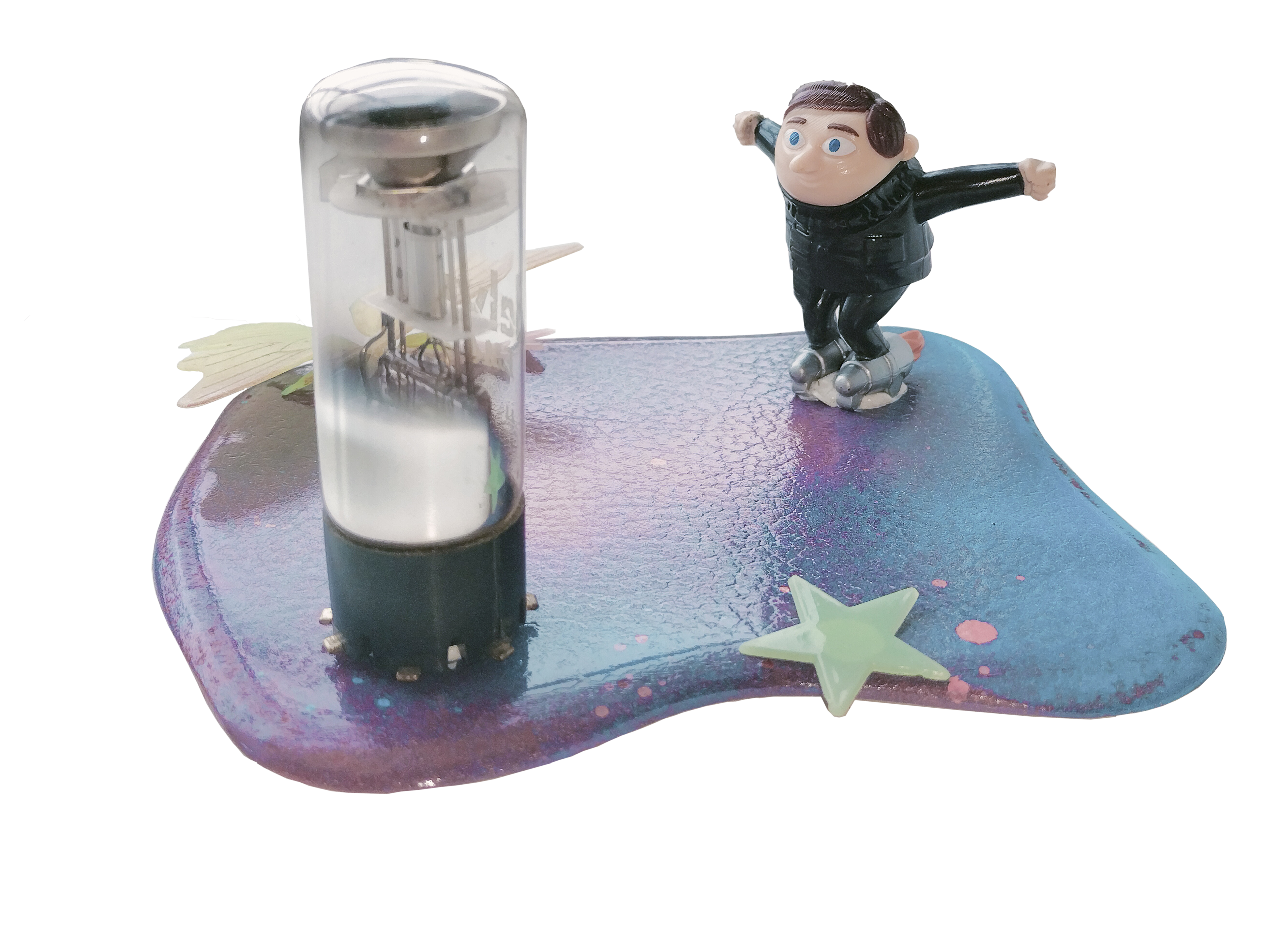 Gru dans la lumière 