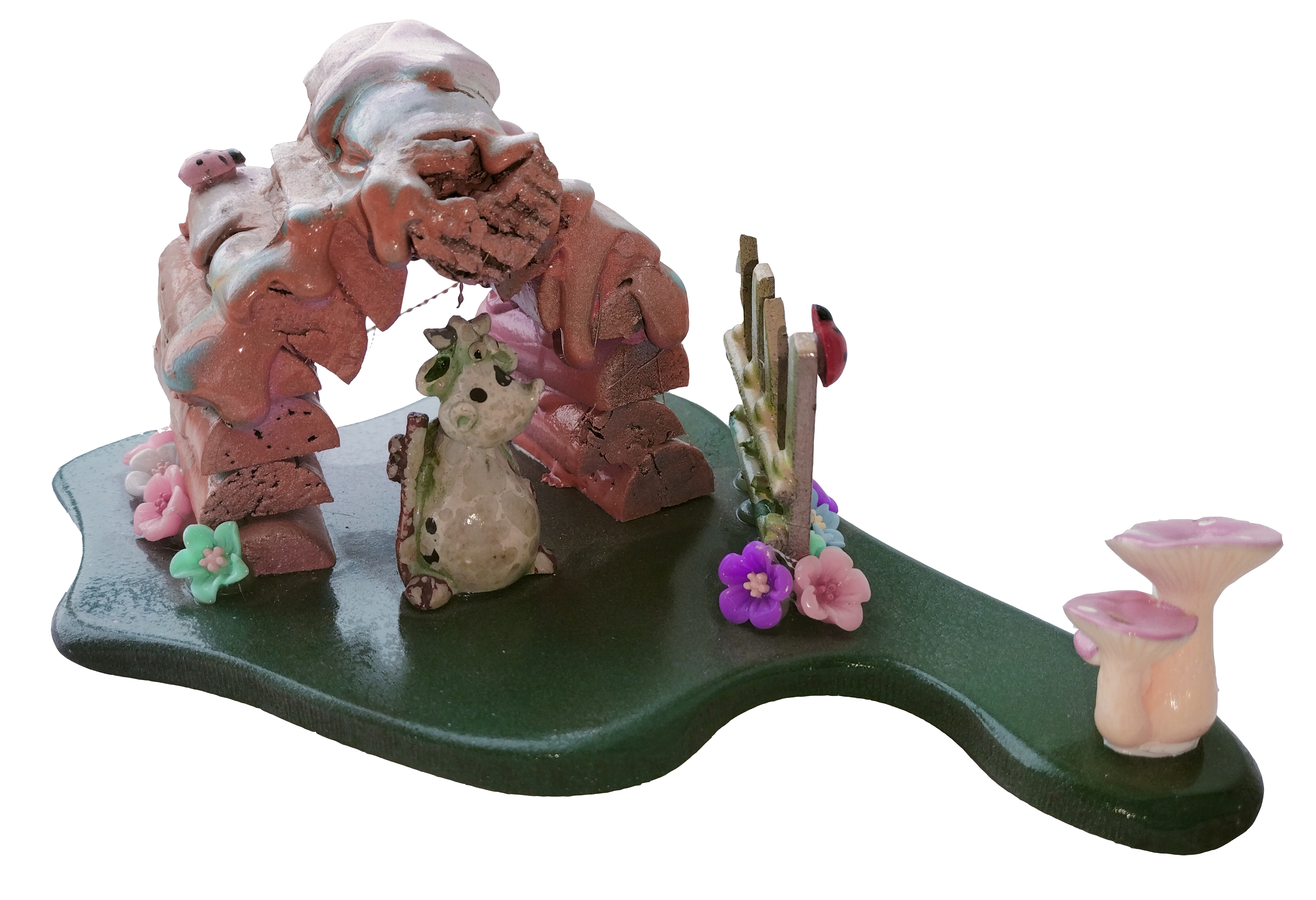 Une vache dans un pré