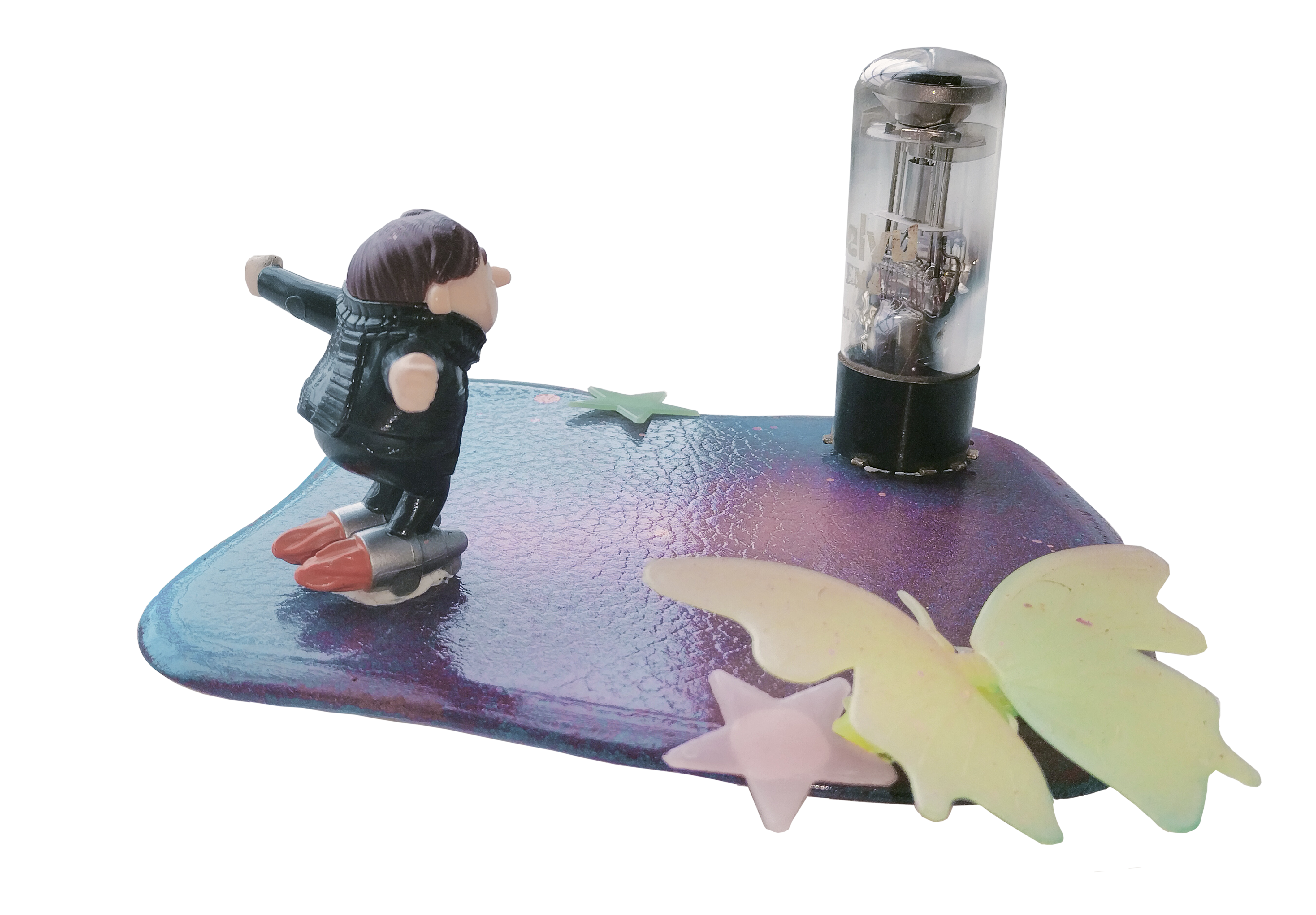 Gru dans la lumière 