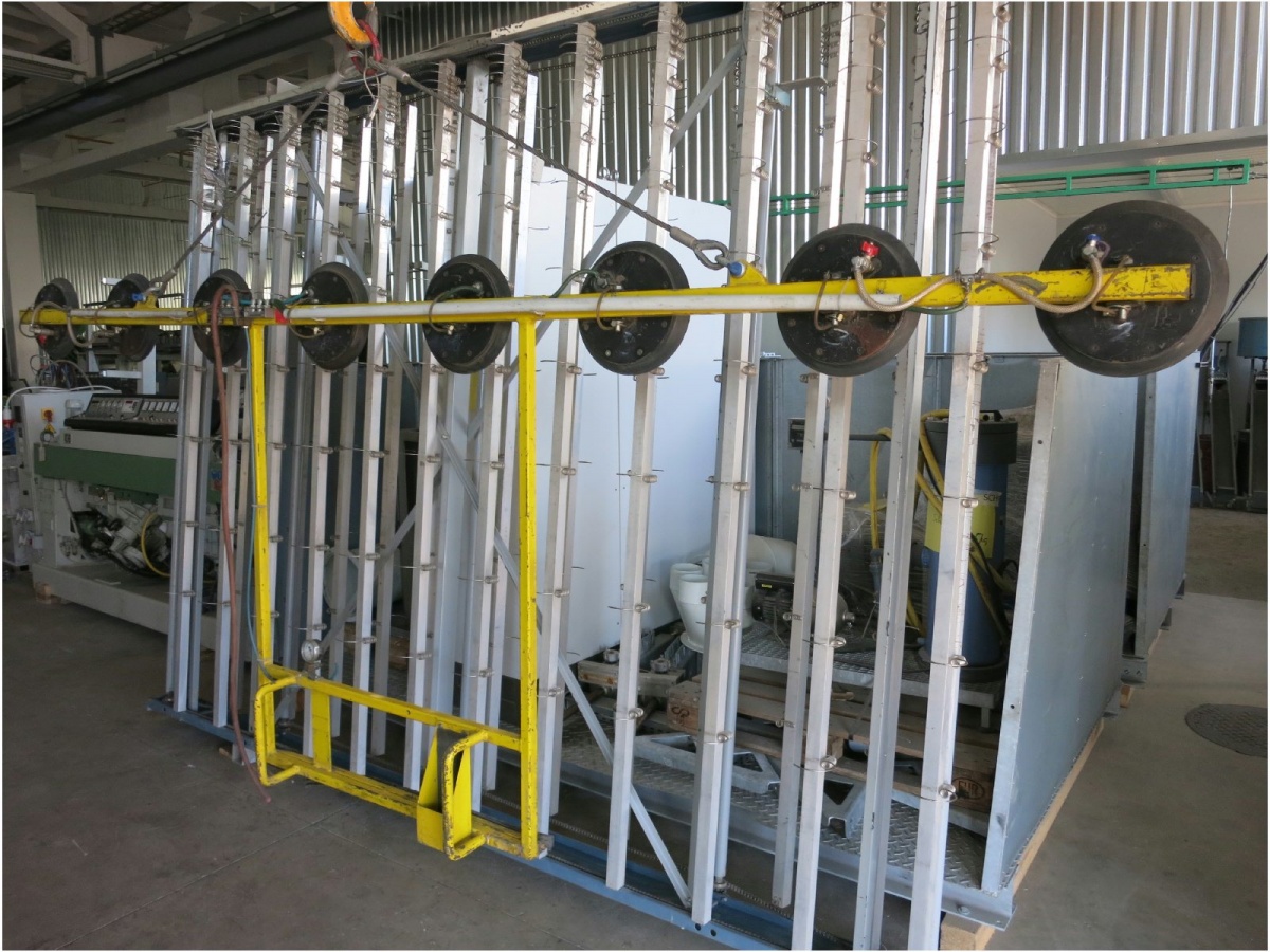 01340 Hegla (Germany) vaccum lifter 500 kg