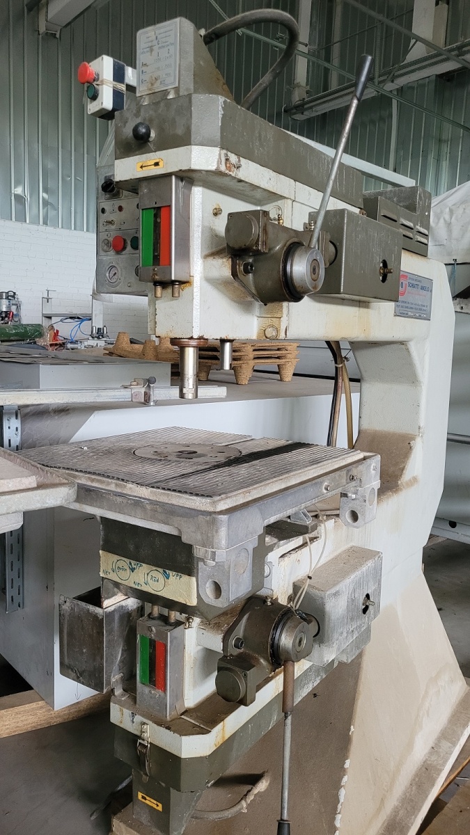 0517x3 Schiatti (Italy) 2-side drilling machine