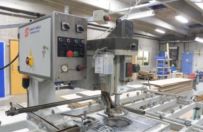 0517x3 Schiatti (Italy) 2-side drilling machine