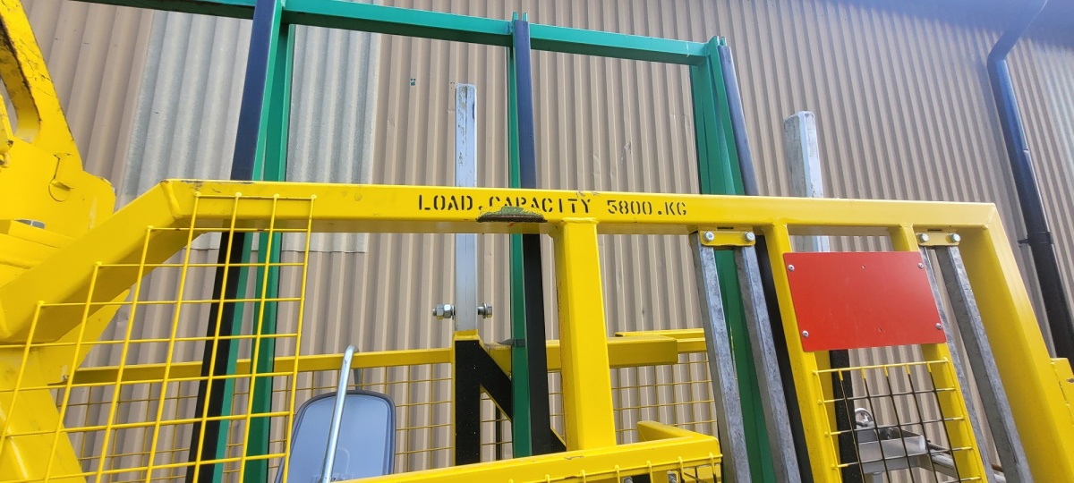 01505 HEGLA (Germany) Glass unloader, grab, jumbo size, 5,8t