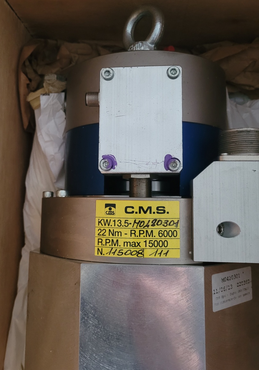 03801 CMS (Italy) new spindle for CNC