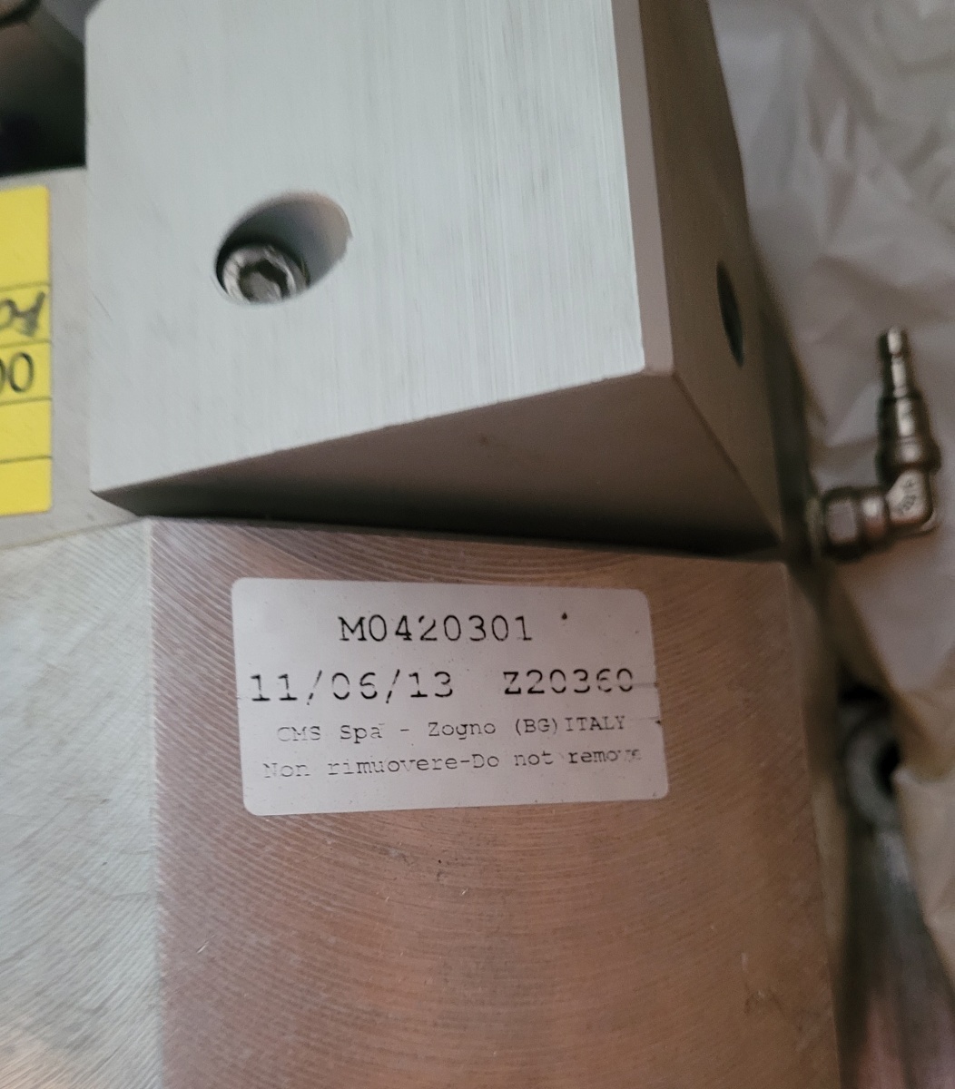 03801 CMS (Italy) new spindle for CNC