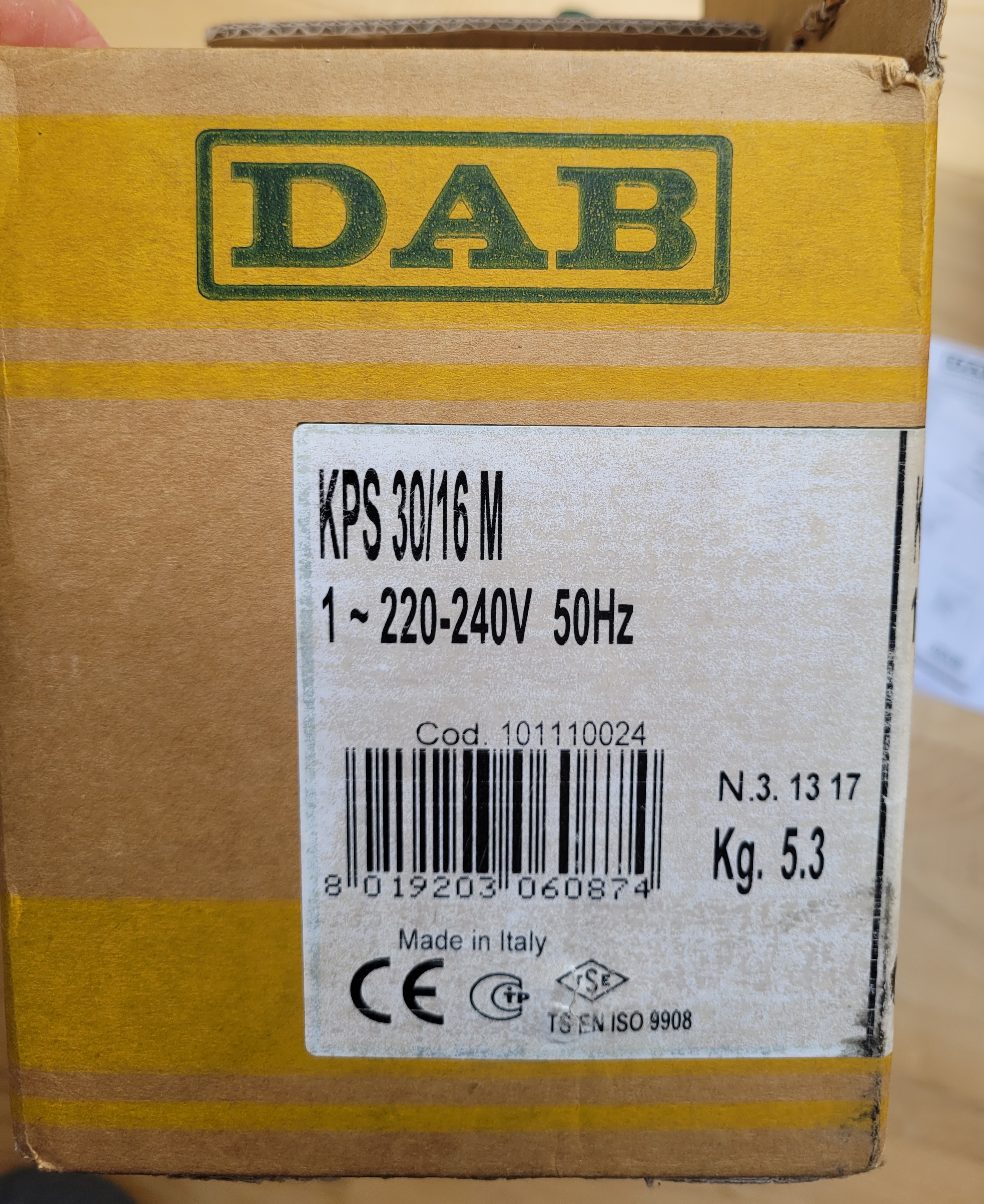 700001 DAB Peripheral centrifugal water pump 