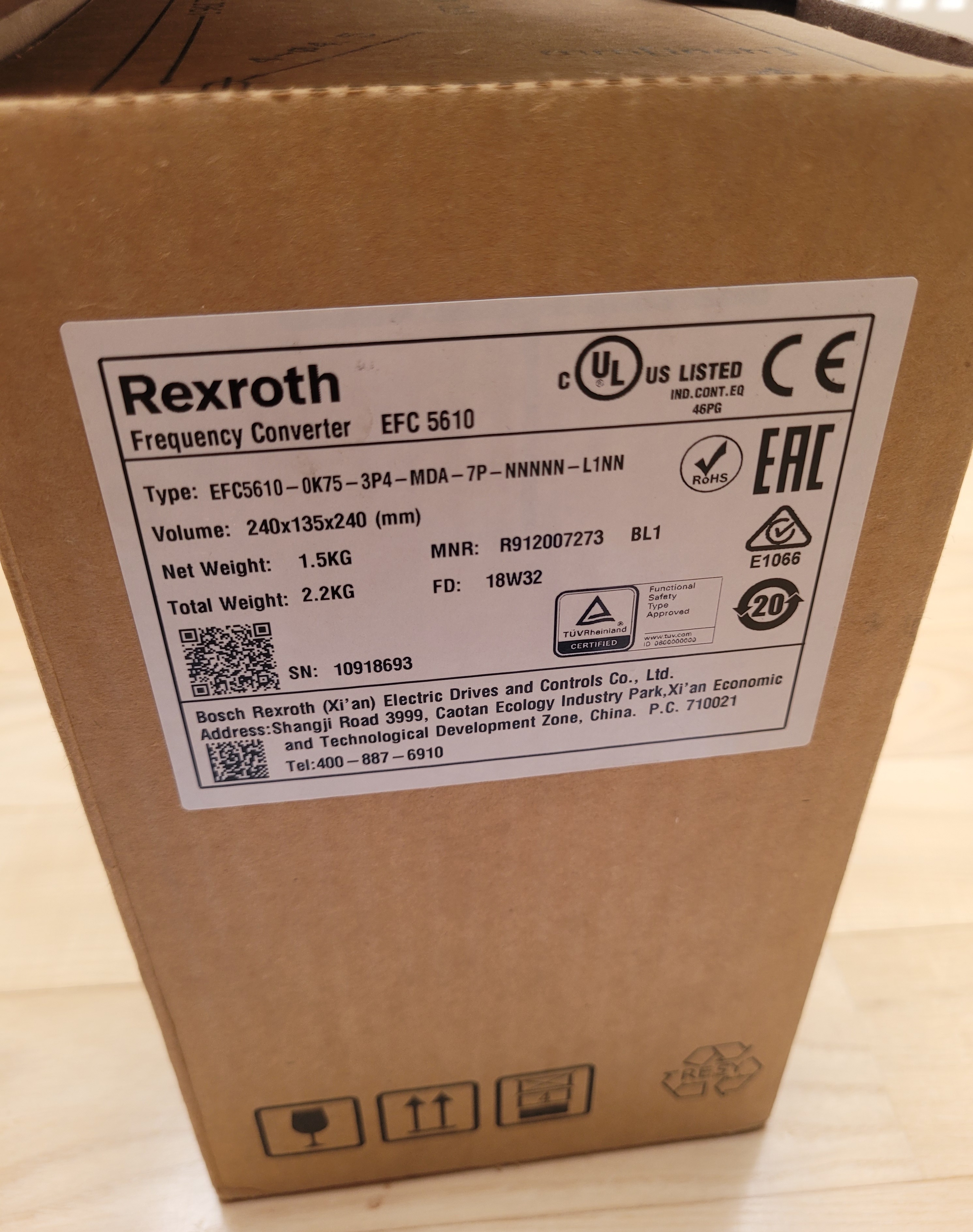 700000 REXROTH EFC5610 frequency converter