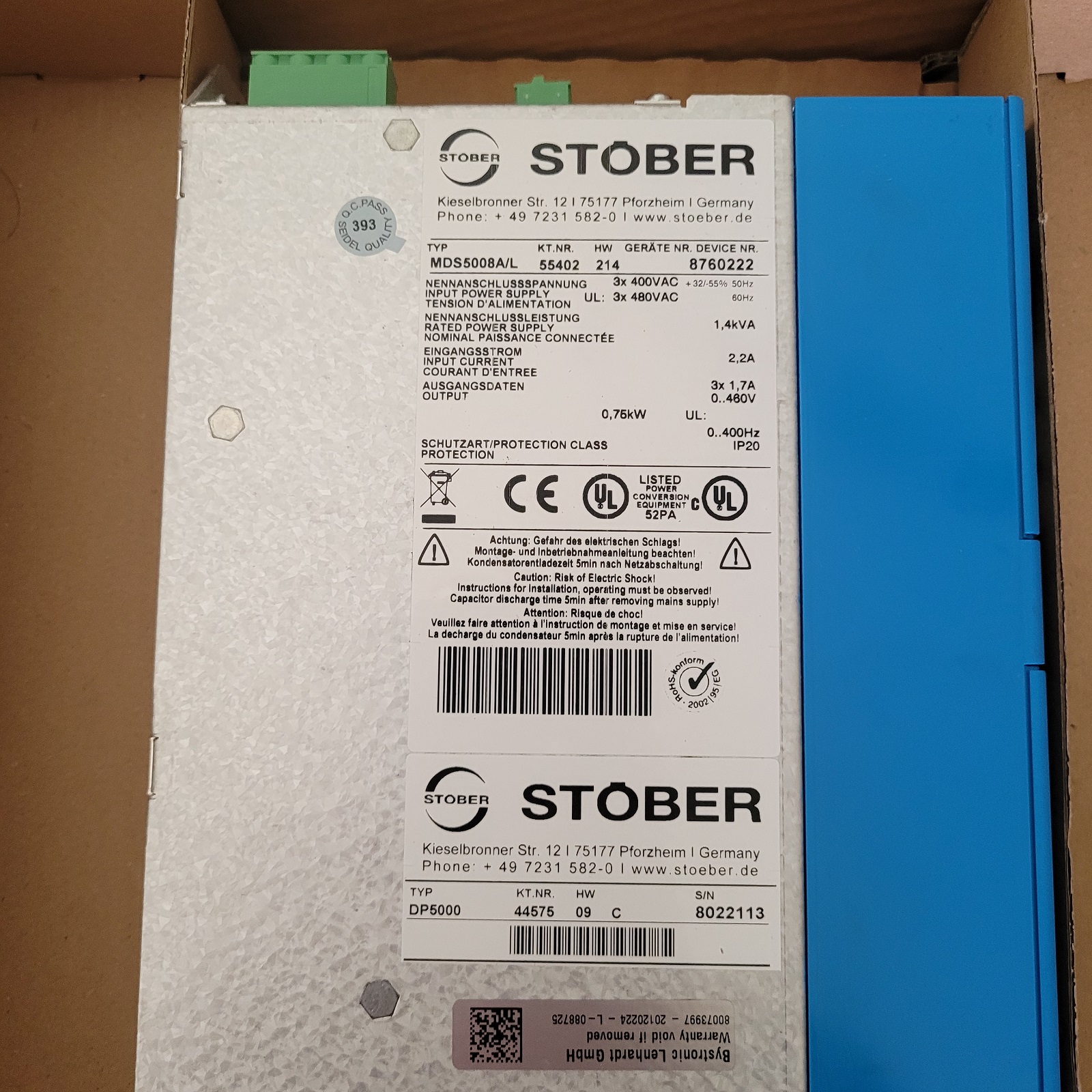 700011 STOBER POSIDRIVE SERVO DRIVE