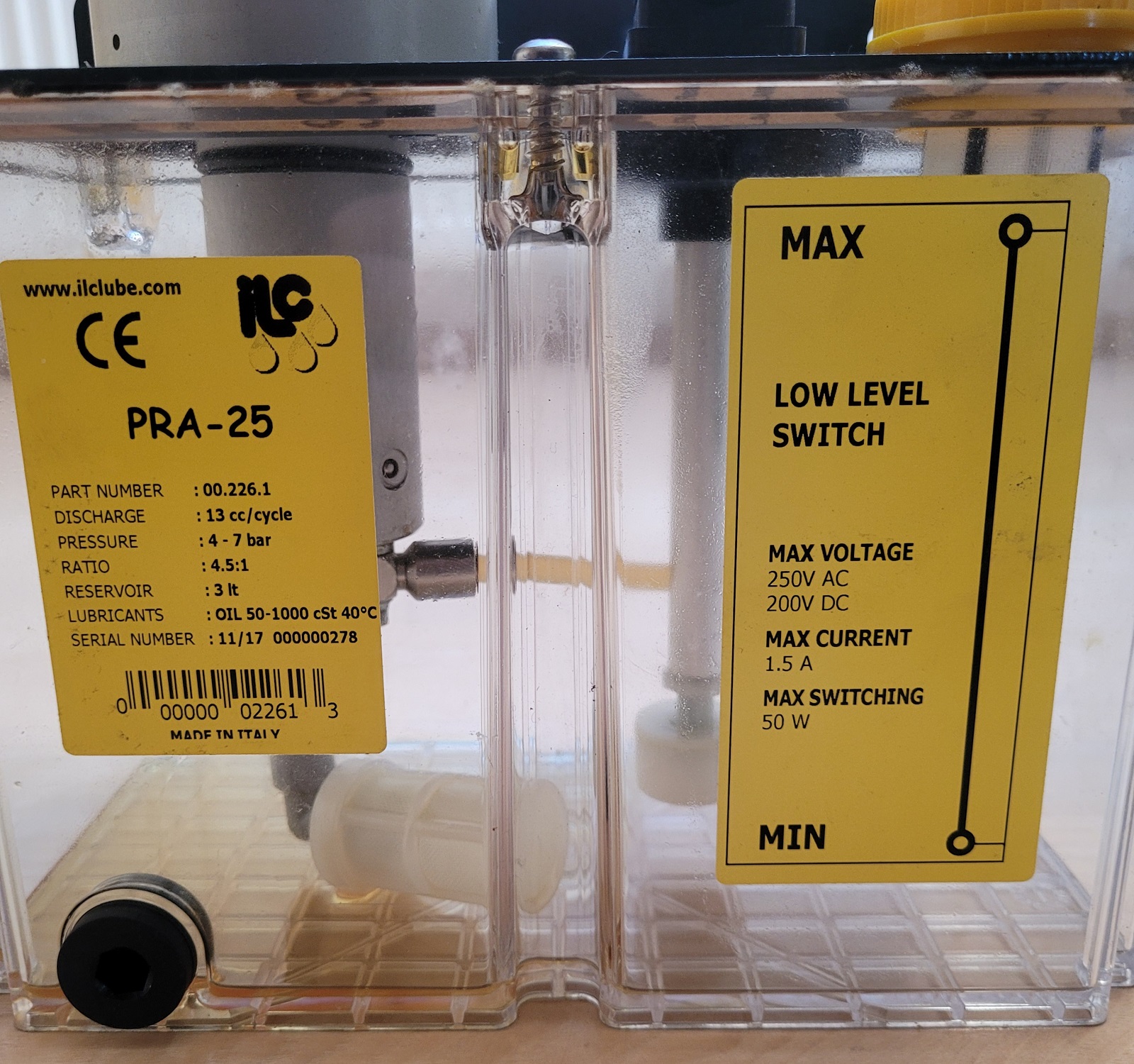 700013 ILC LUBE Oil Pneumatic Pump