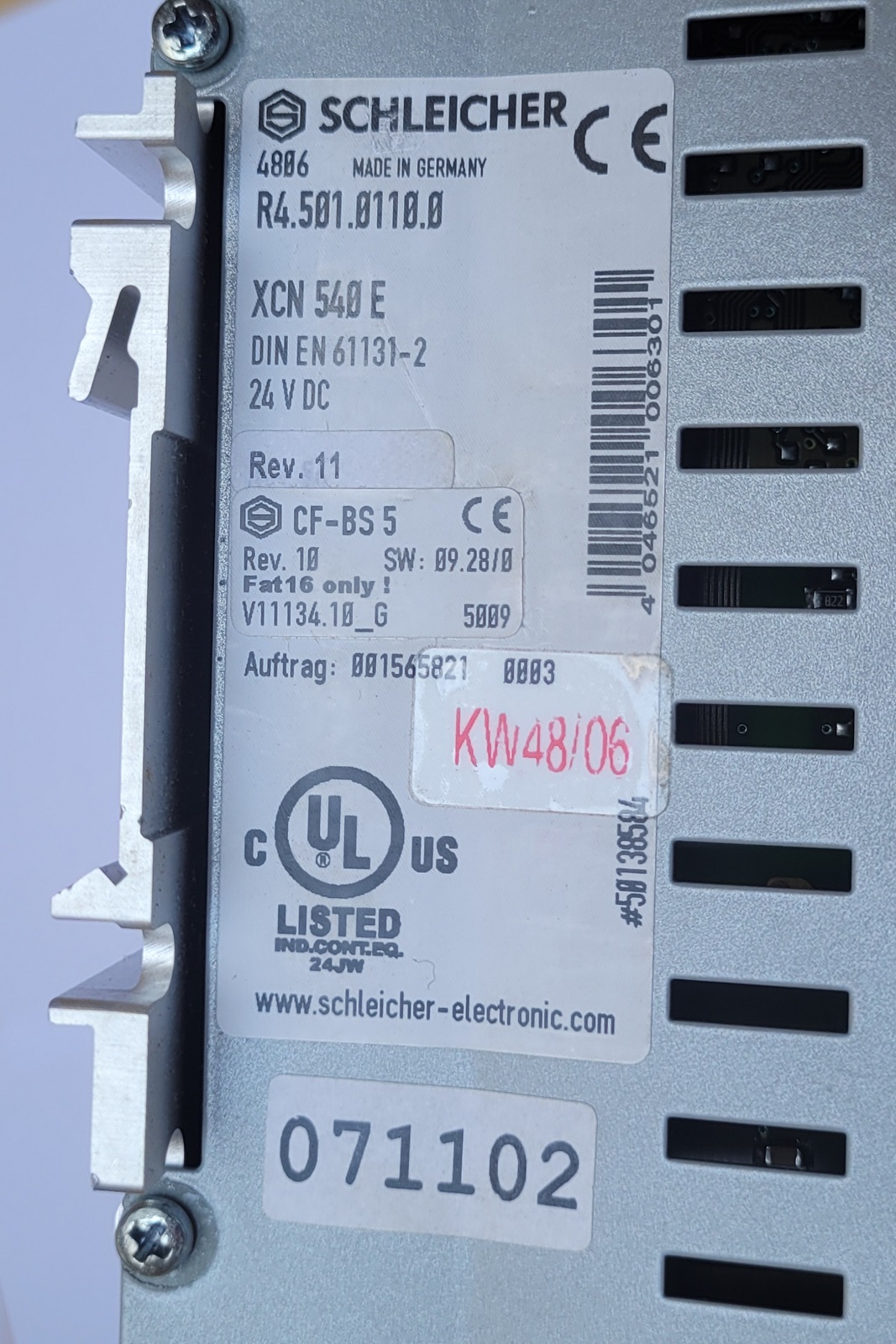 700024 SCHLEICHER PLC control
