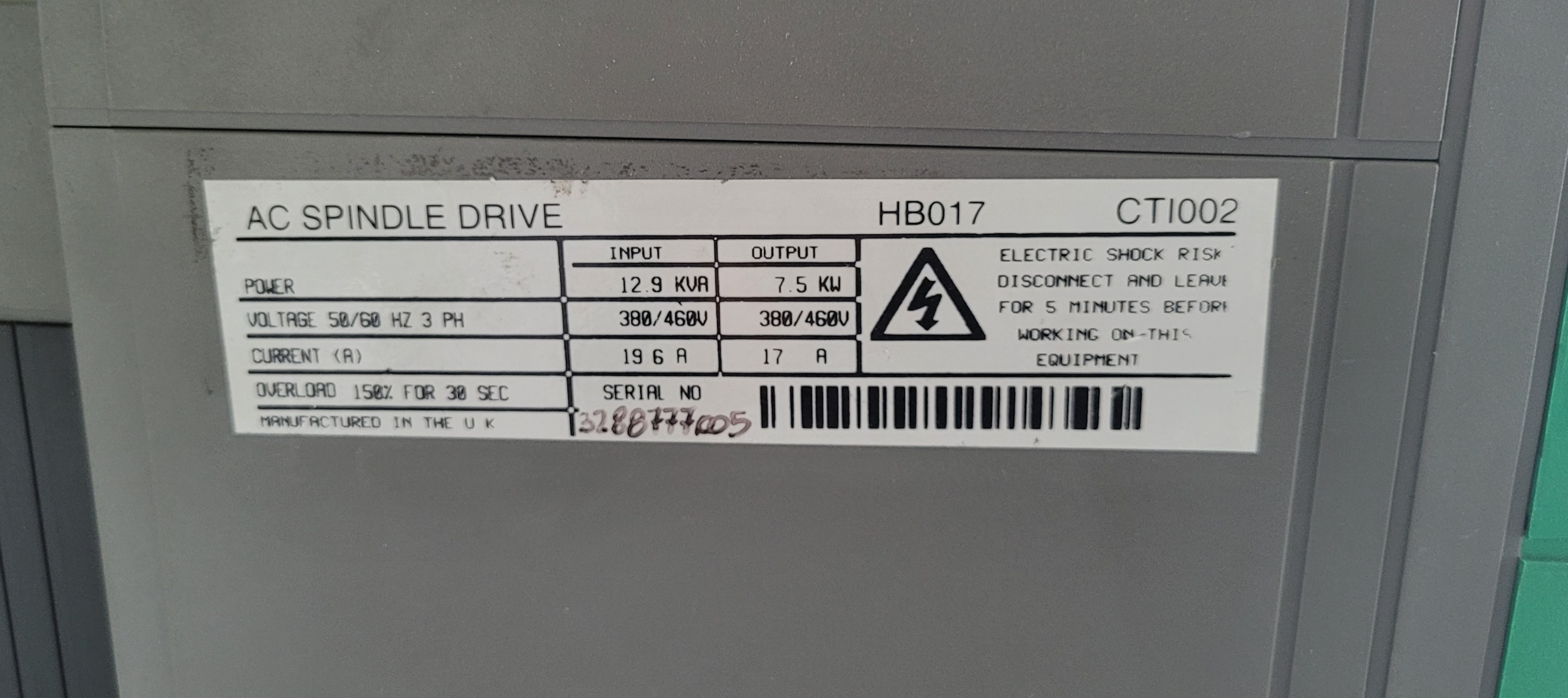 700028 Control Techniques spindle drive
