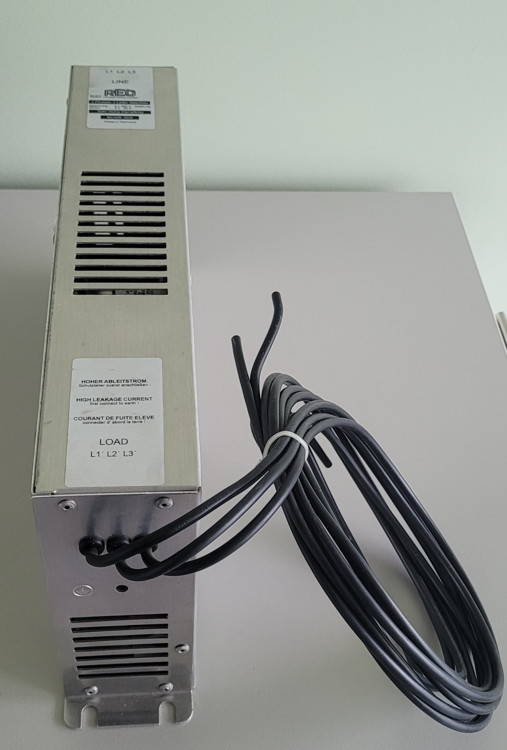 700034 REO Transformatoren 3ph 3 wire mains filter (Netzfilter)