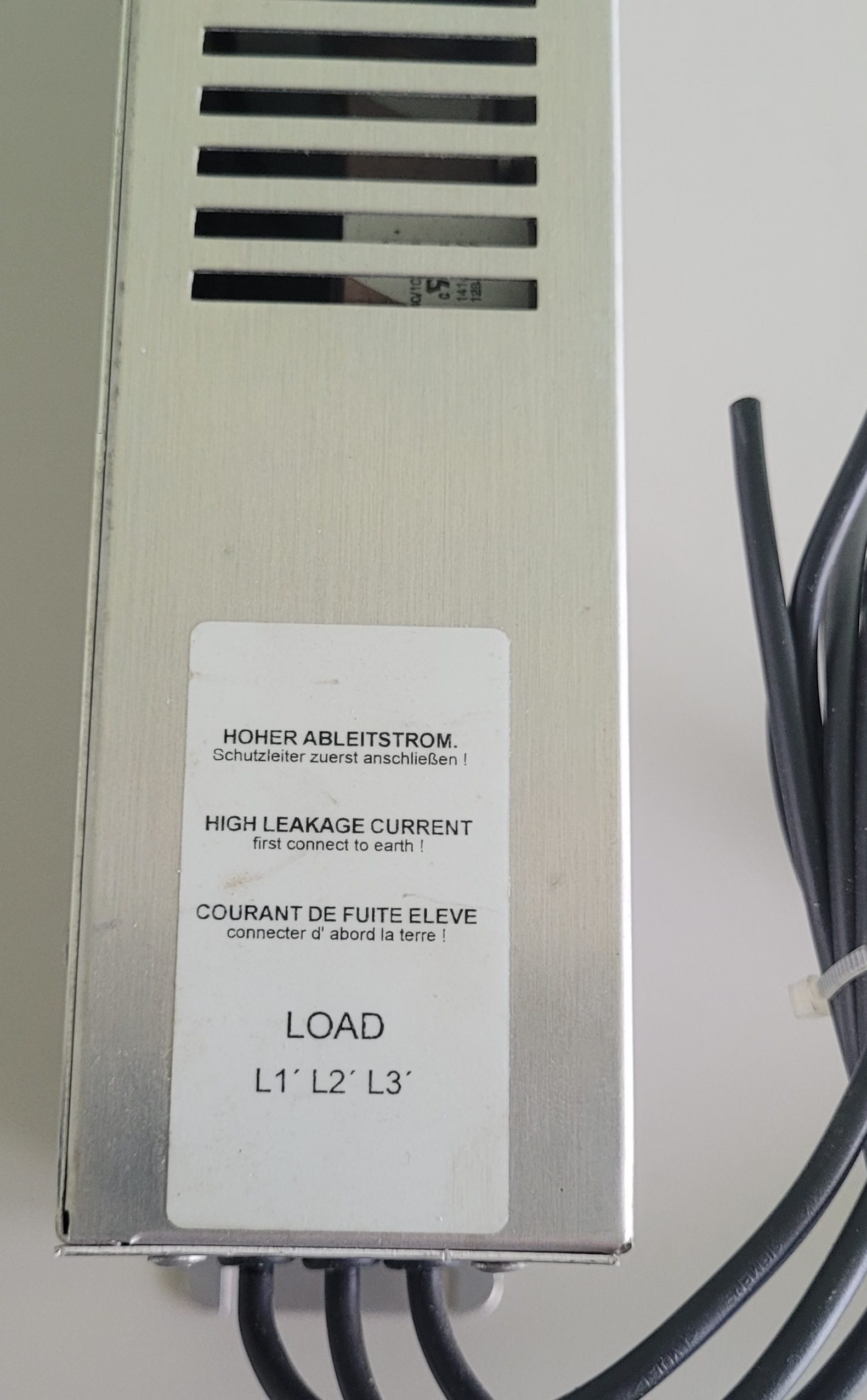 700034 REO Transformatoren 3ph 3 wire mains filter (Netzfilter)