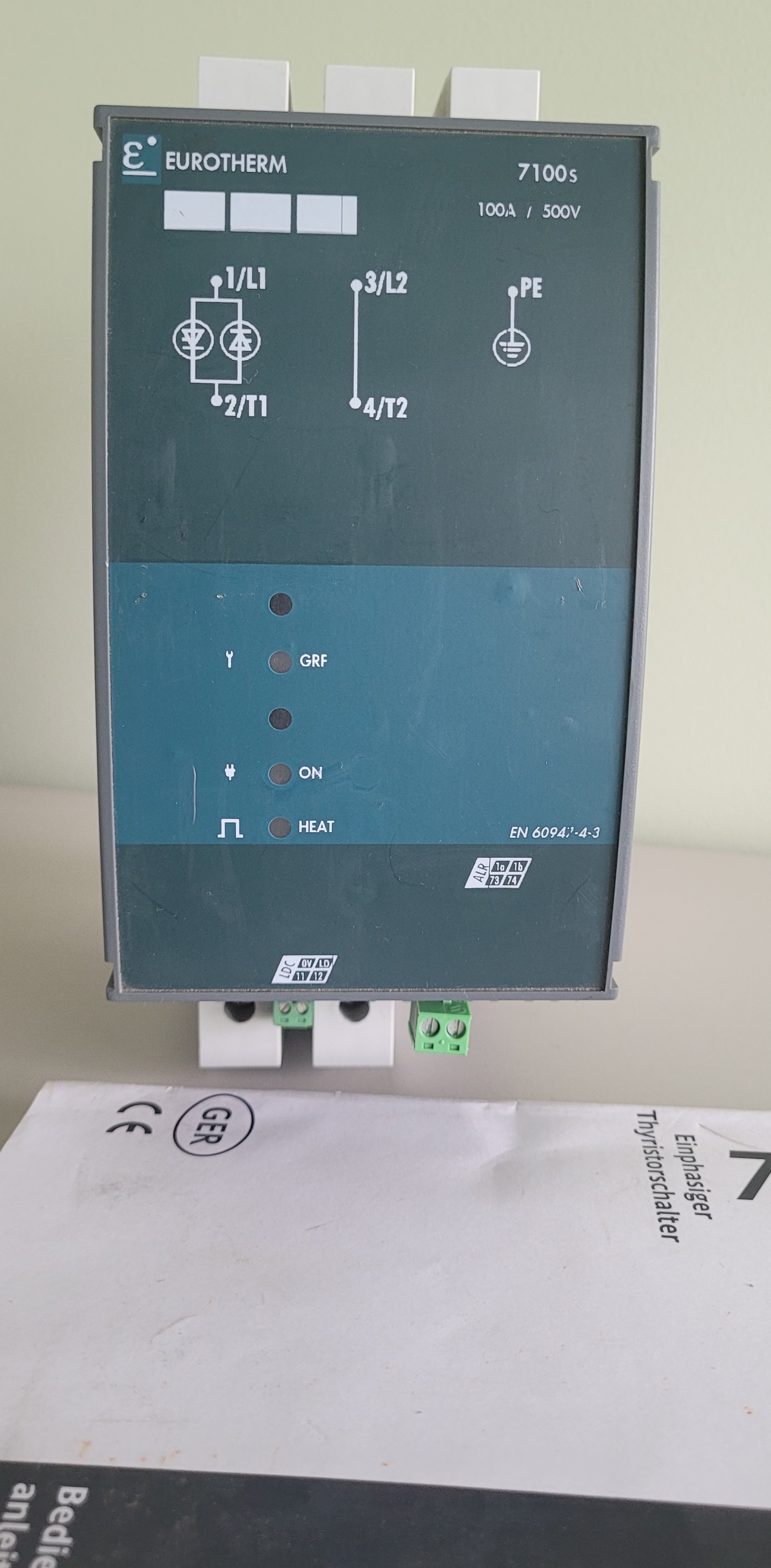 700036 Eurotherm Solid State Contactor 7100S / 100A / 500V 