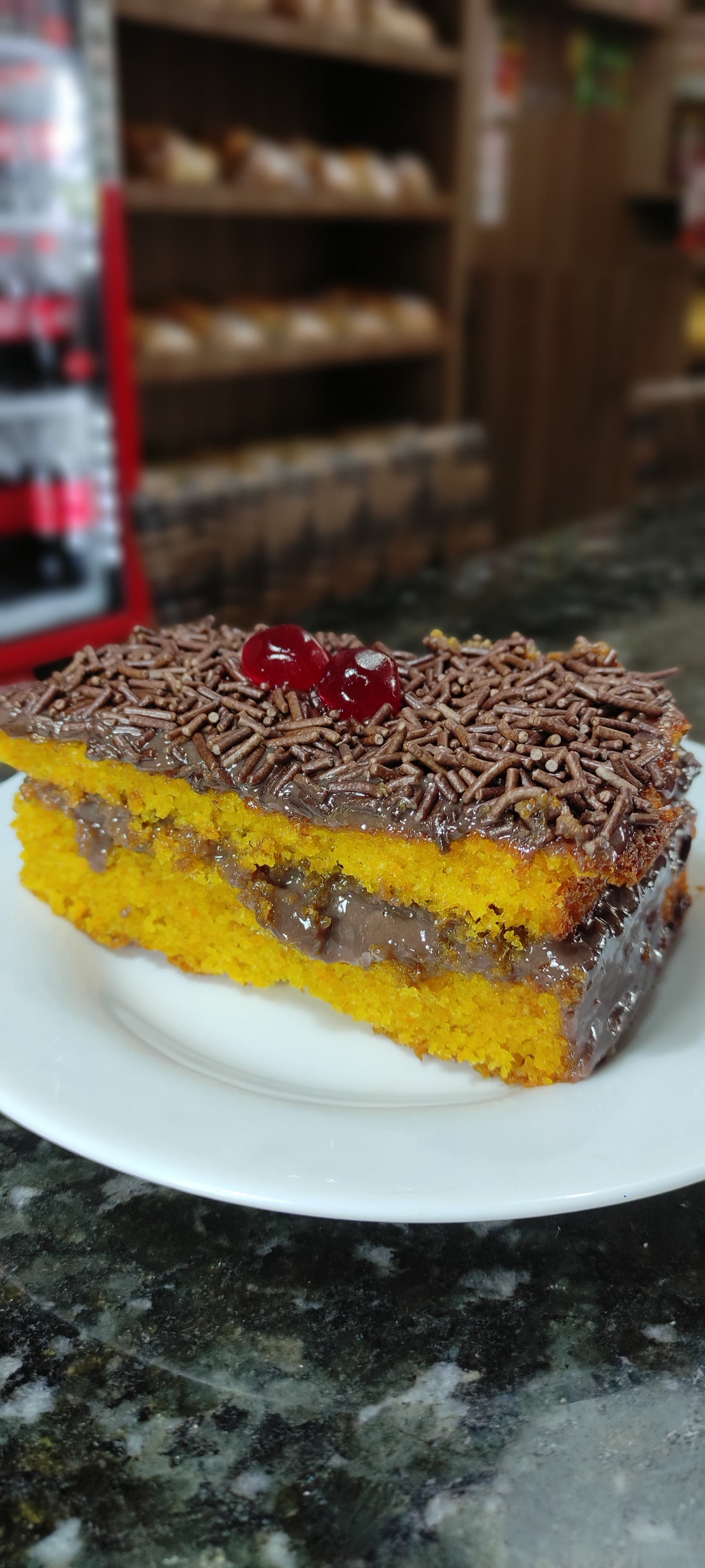 Bolo de cenoura pedaço (unidade)