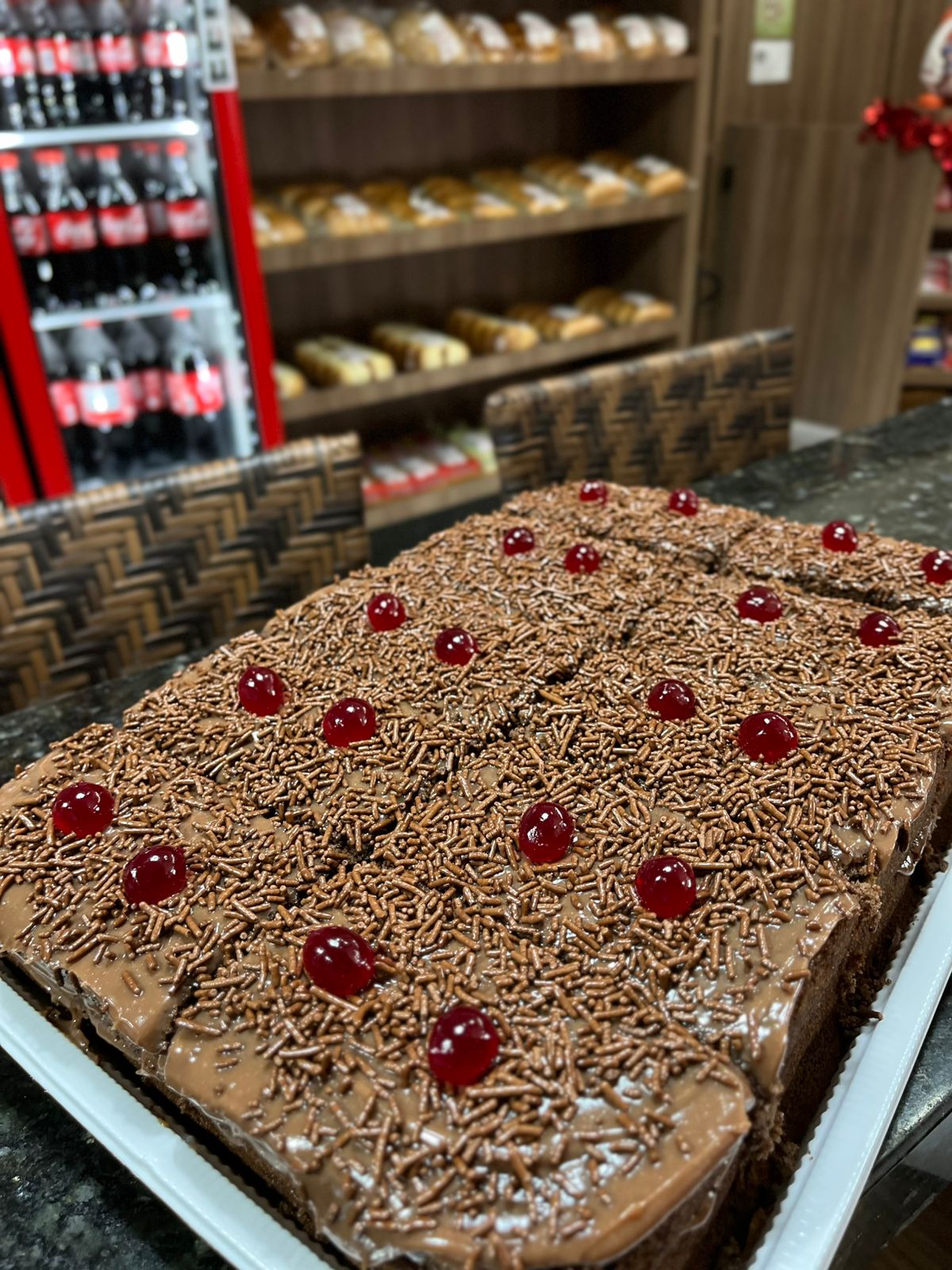 Bolo de brigadeiro pedaço (unidade)